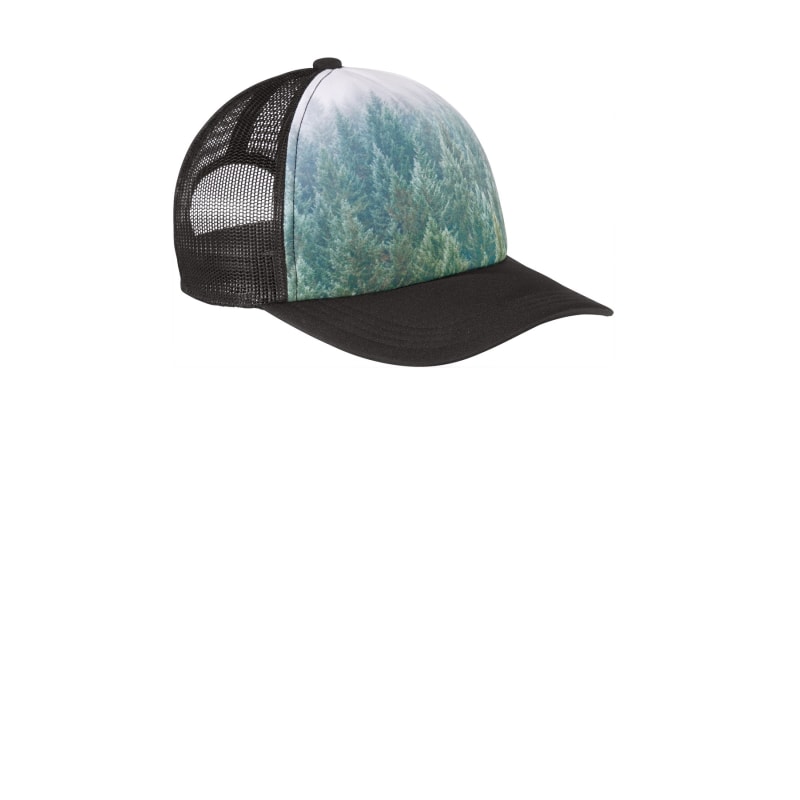 Port Authority Photo Real Snapback Trucker Cap 3
