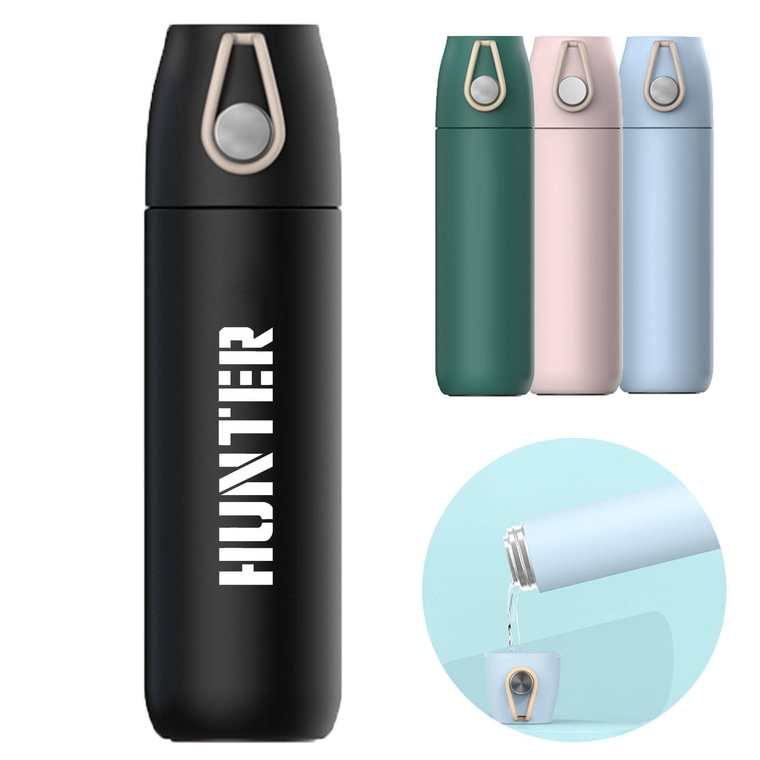15.8 oz stainless steel Vacuum portable insulated cup