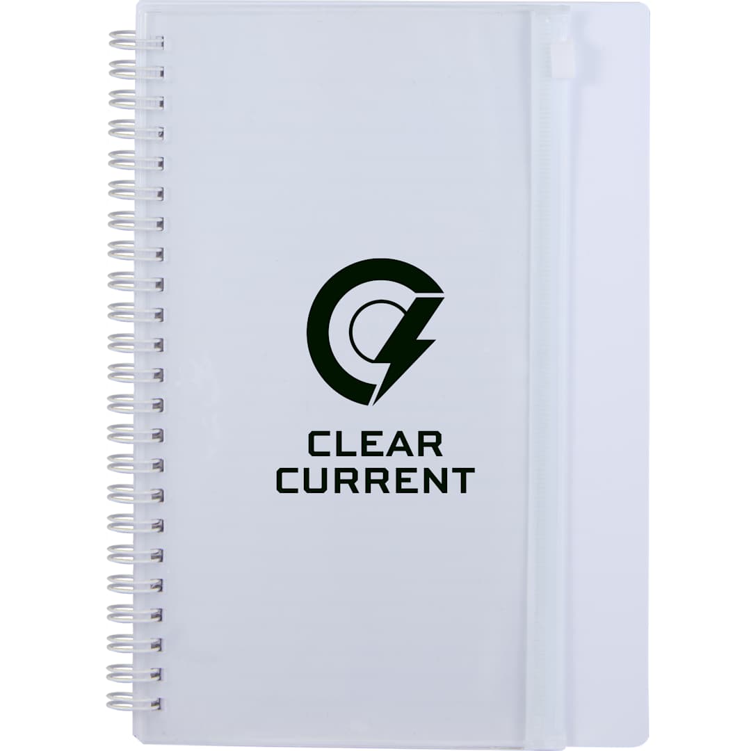 5.5" x 8.5" Spiral Notebook with Clear Pocket 131