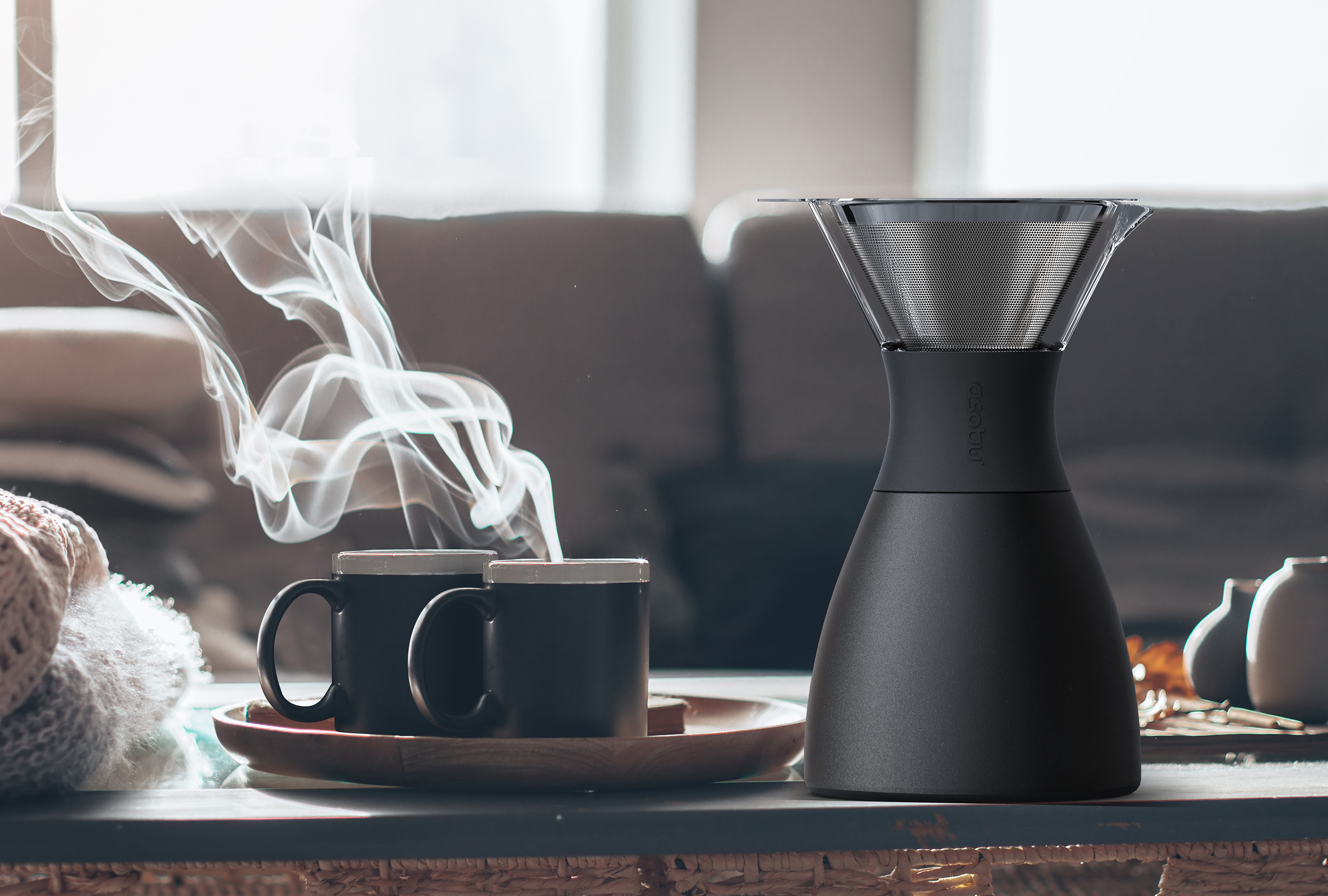 Asobu 40 Oz. Pourover Insulated Coffee Maker 17
