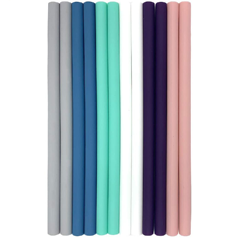 Reusable Straight Silicone Straw 2