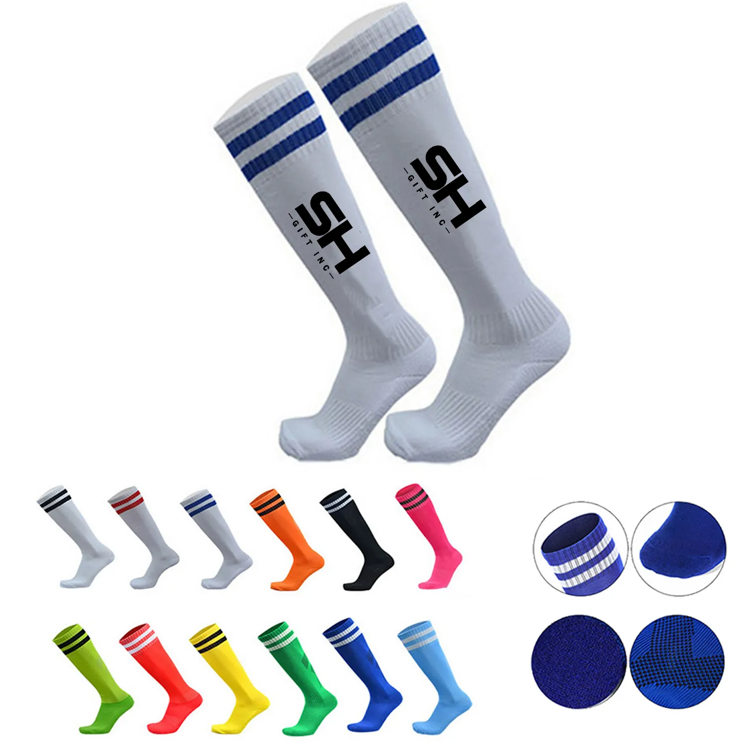 Sport Knee High Football Socks 5