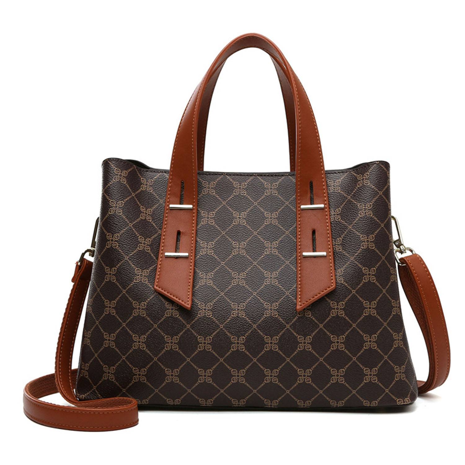 Printed Women's Handbag Retro Style Commuter Shoulder Bag Wo 3