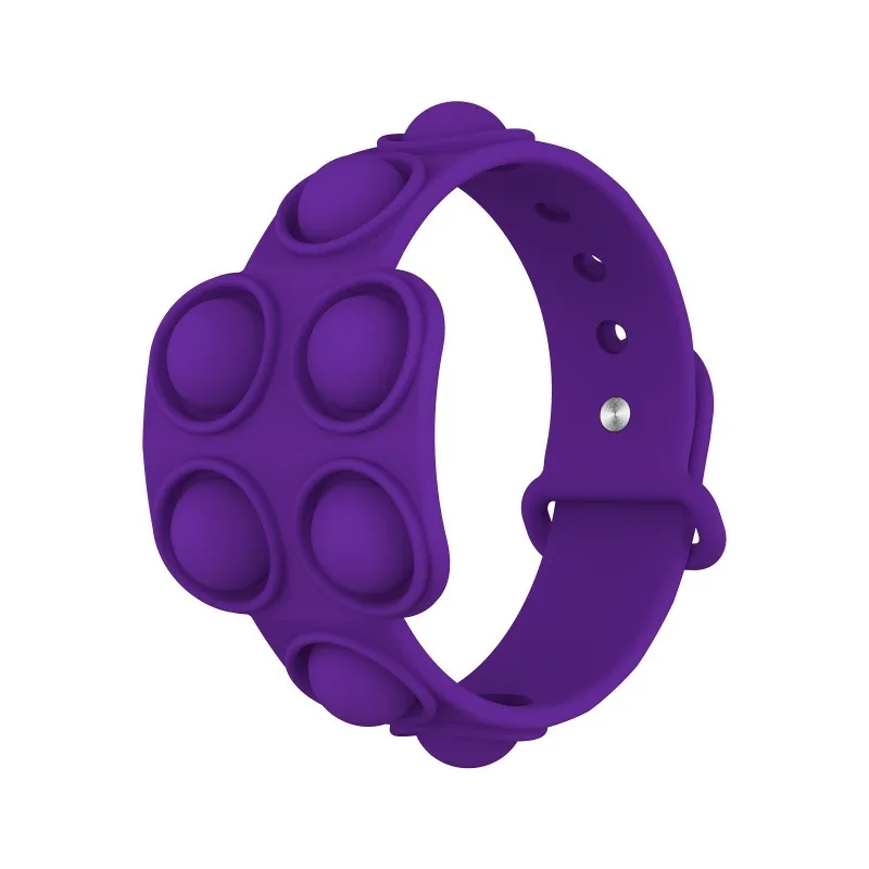 Push Pops Bubble Sensory Fidget Bracelet Toys Stress Relief 4