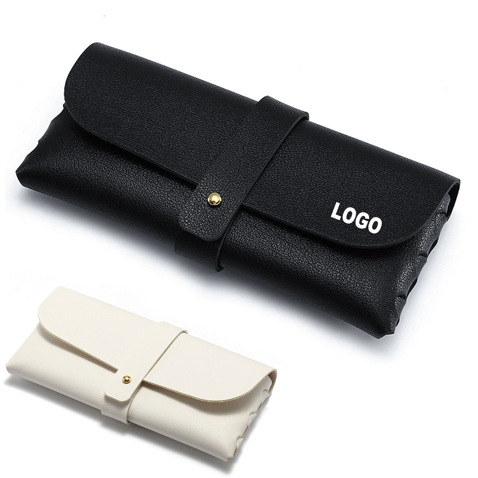 Custom Logo PU Leather Glasses Case 4