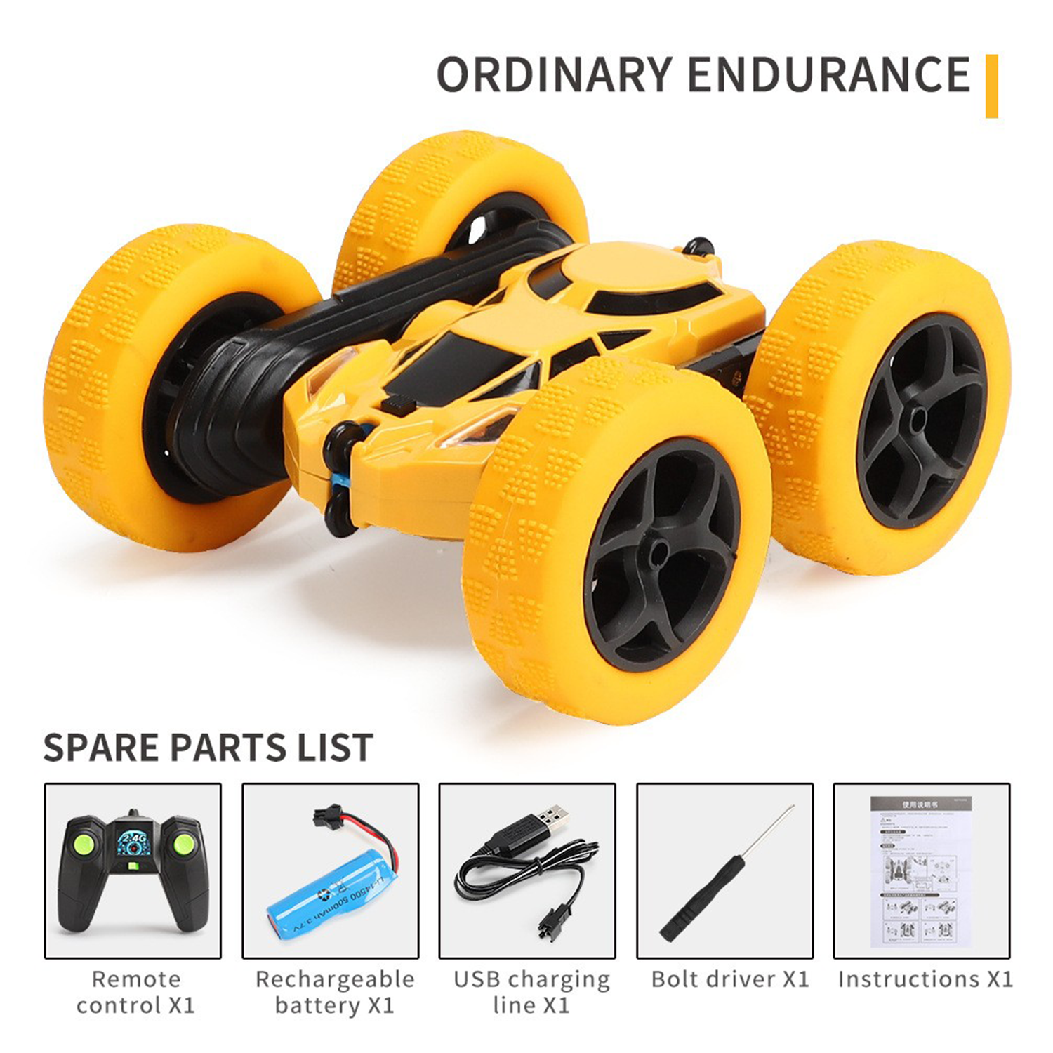 Double Sided Drift Remote Control Stunt Car 5