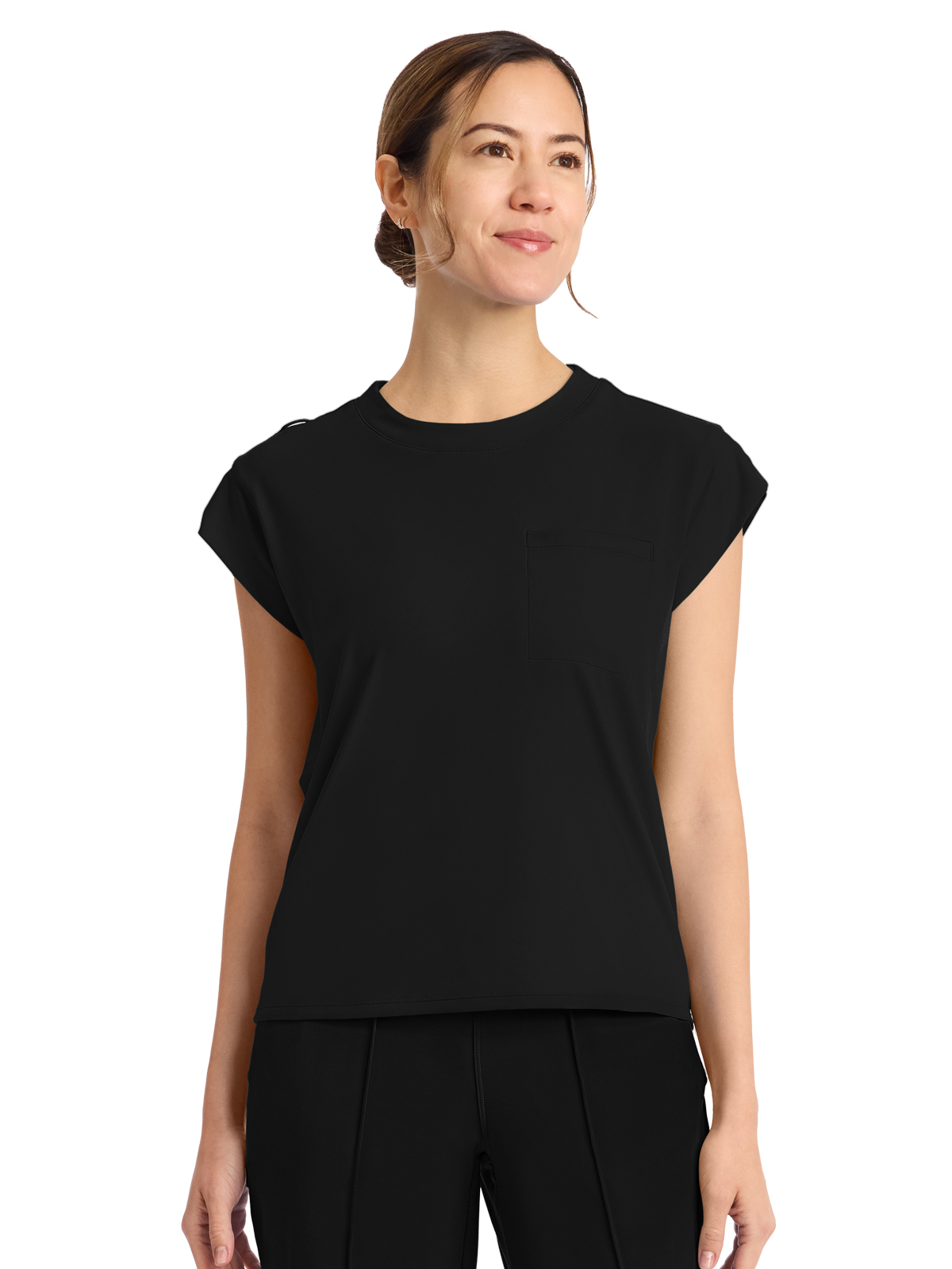 Cherokee - Cherokee Achieve - Women's 1-Pocket Crew Neck Top 51
