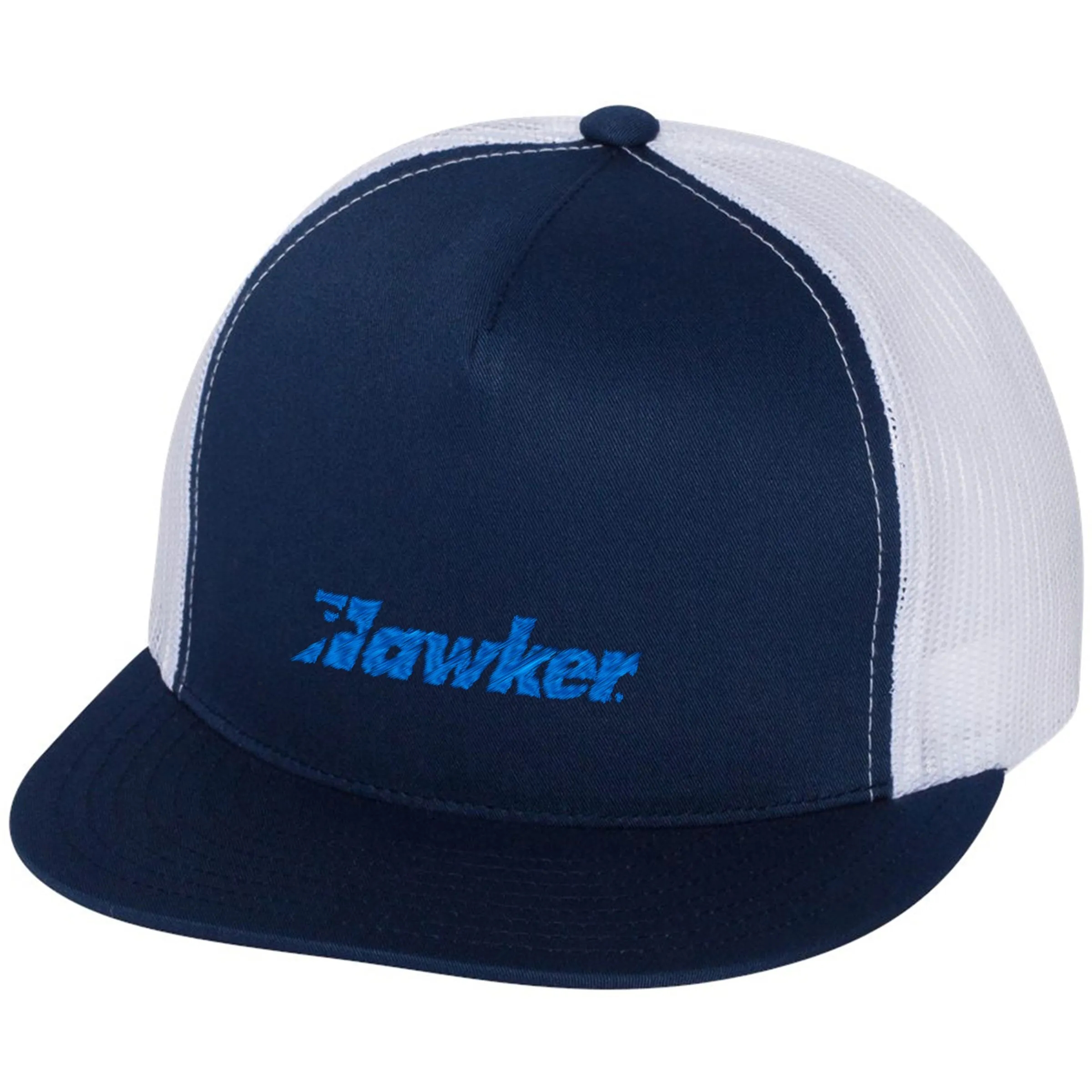 YUPOONG-CLASSIC FLAT BILL TRUCKER CAP 13