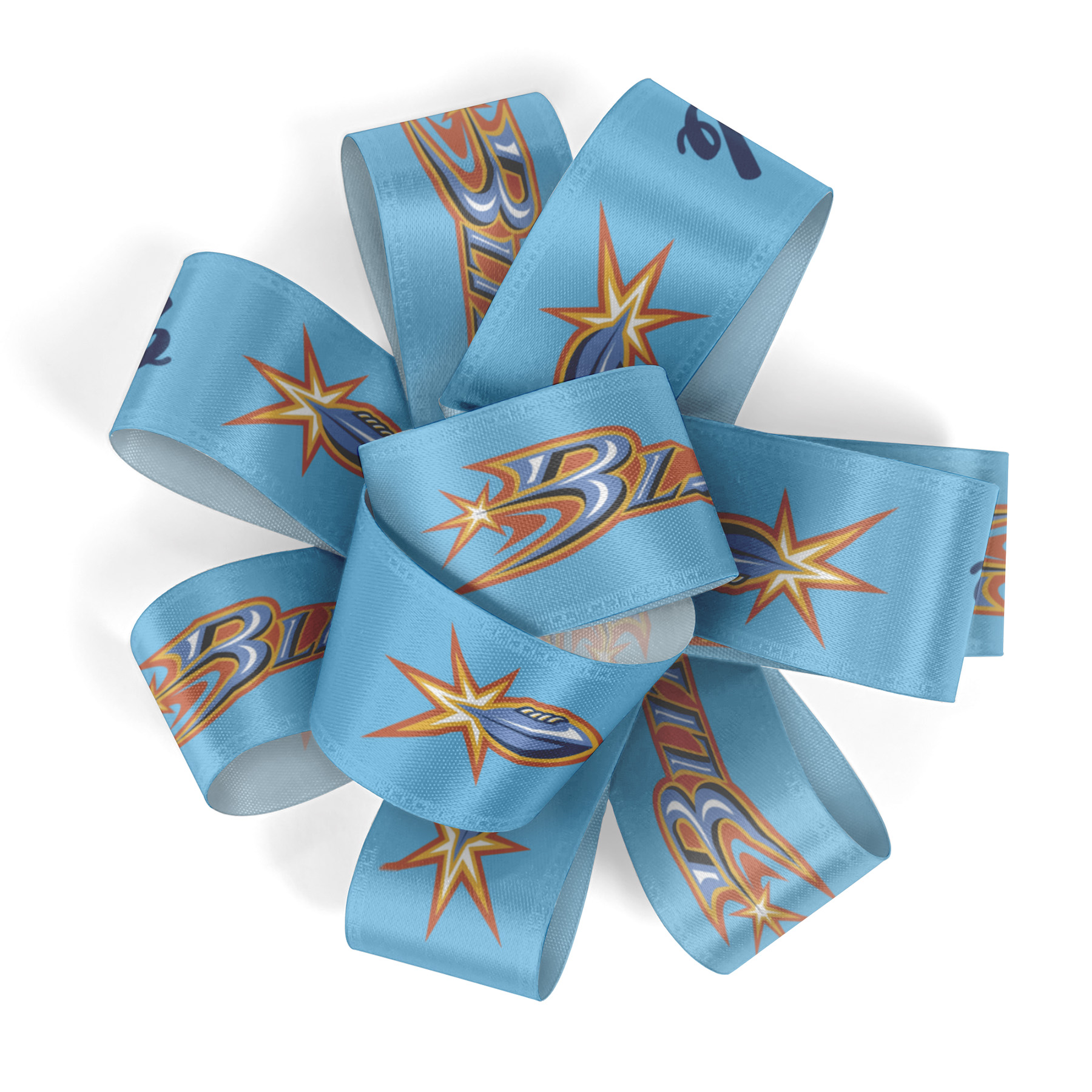 1" Badge Satin Bow - Sublimation 