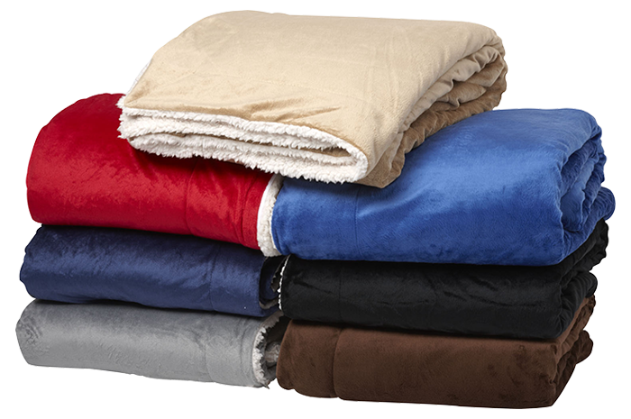 Oversize Micro-mink Sherpa Blanket 7