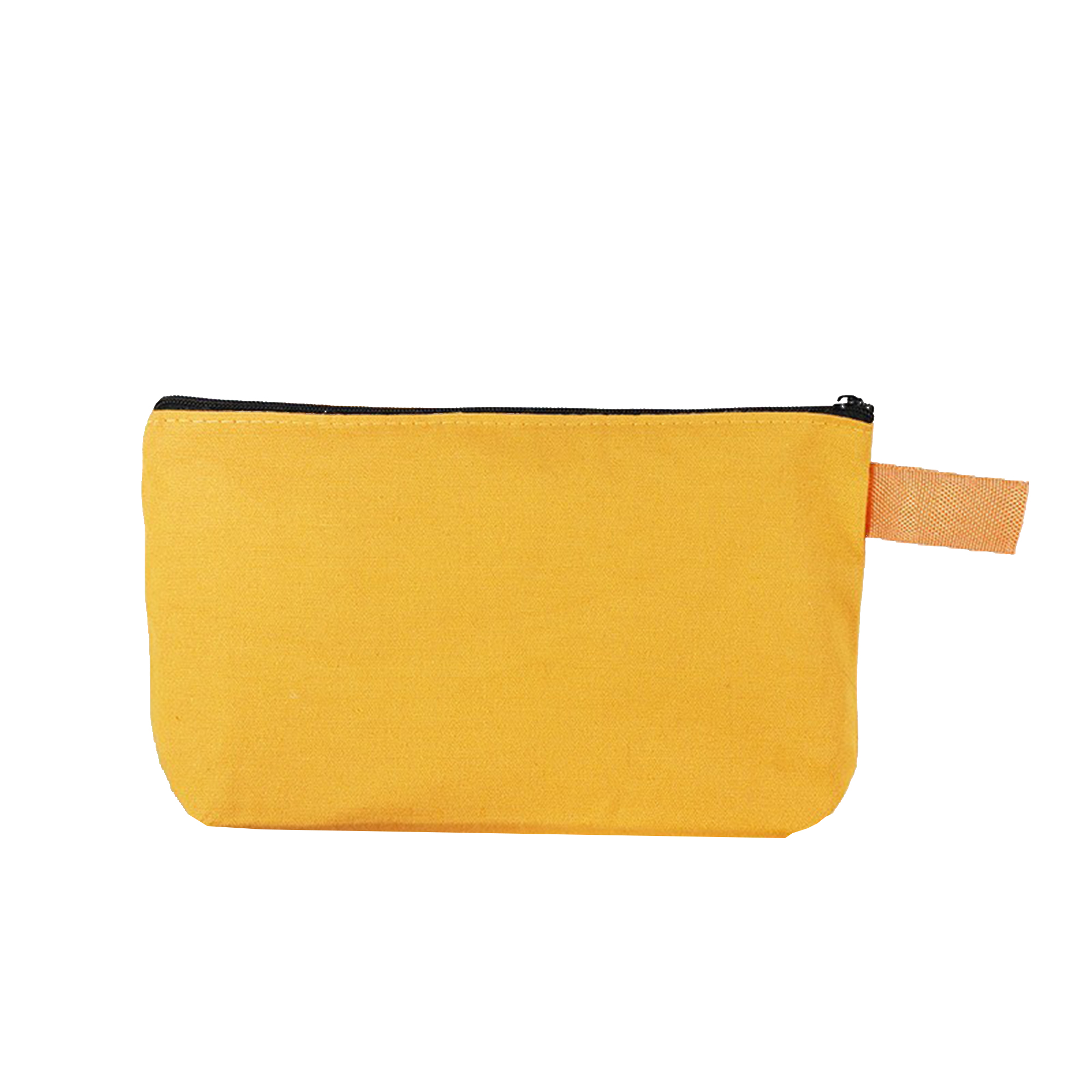 Candy Color Canvas Pencil Case Zipper Handheld Pouch 8
