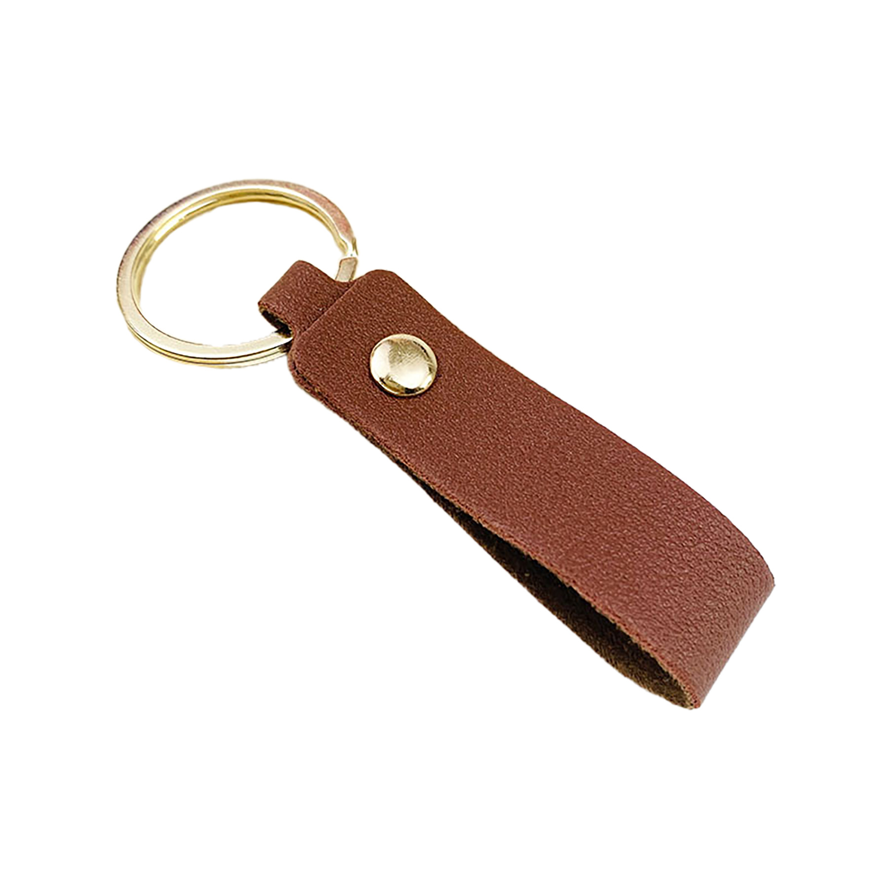 Leather Solid Color Keychains 10