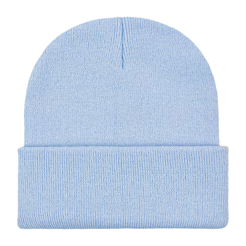 Knitted Cuffed Rolled Beanie 3