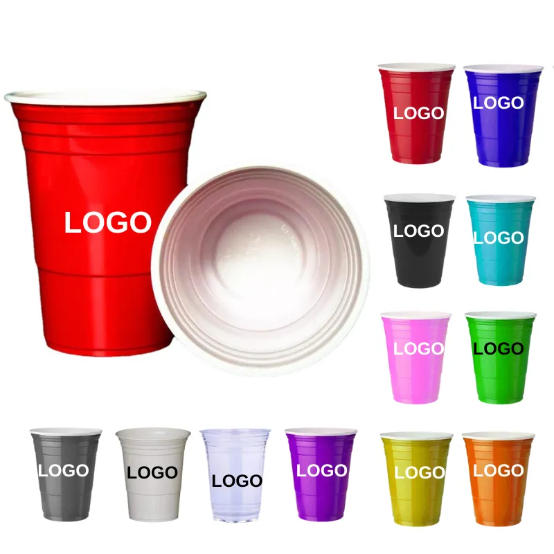 Customizable 16 Oz Party Cups in Multiple Colors 3