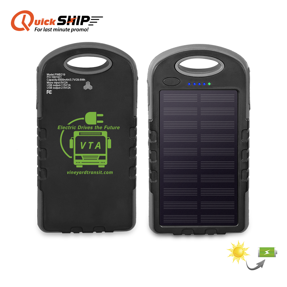 The Usil UL 8000Mah Solar Power Bank 4