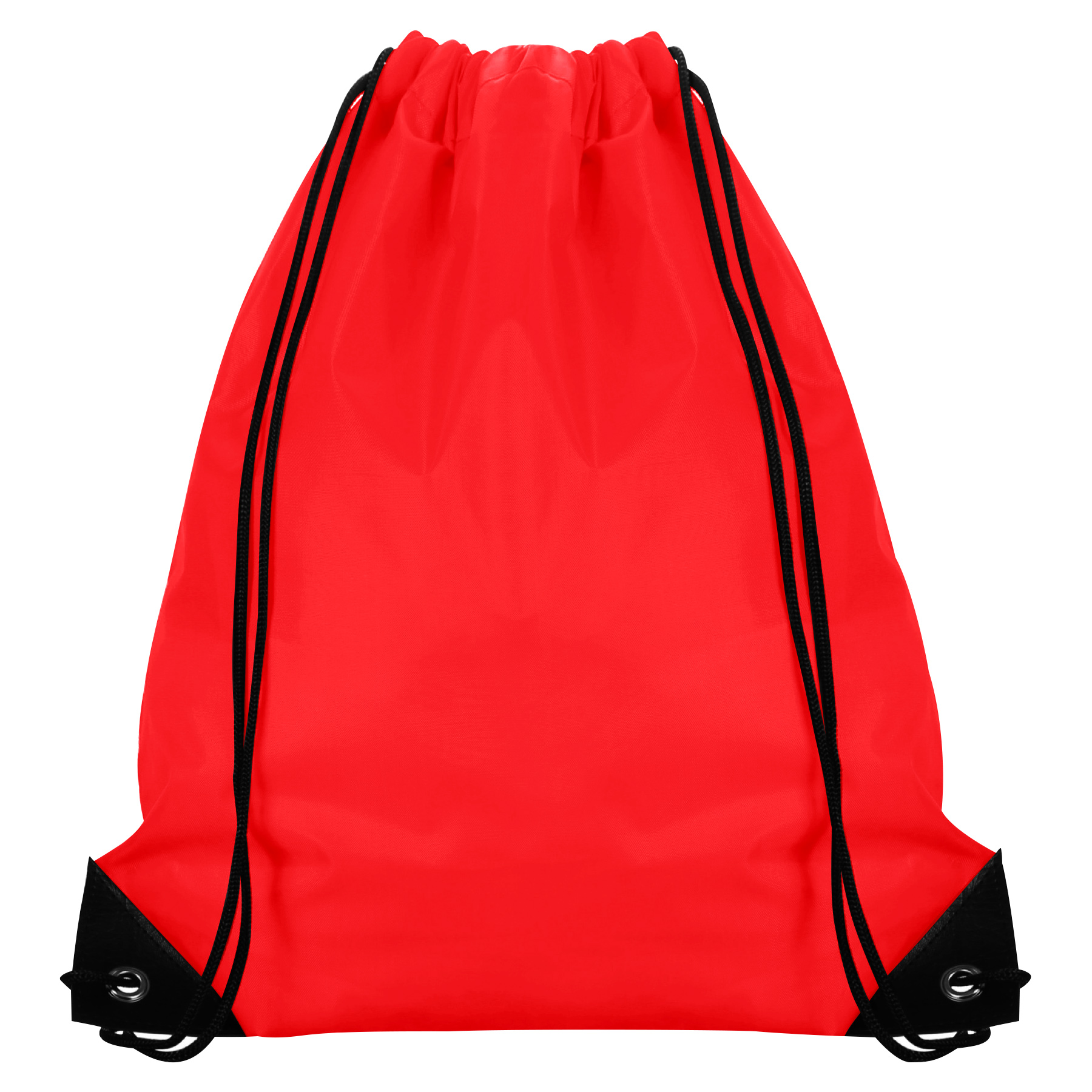 210D Polyester Drawstring Backpack With PU Corners 16