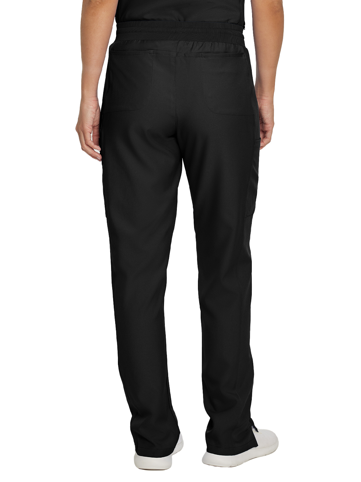 Landau - Forward - Women's Seven-Pocket Mid-Rise Rib-Knit Elastic Waist Cargo Pant 55