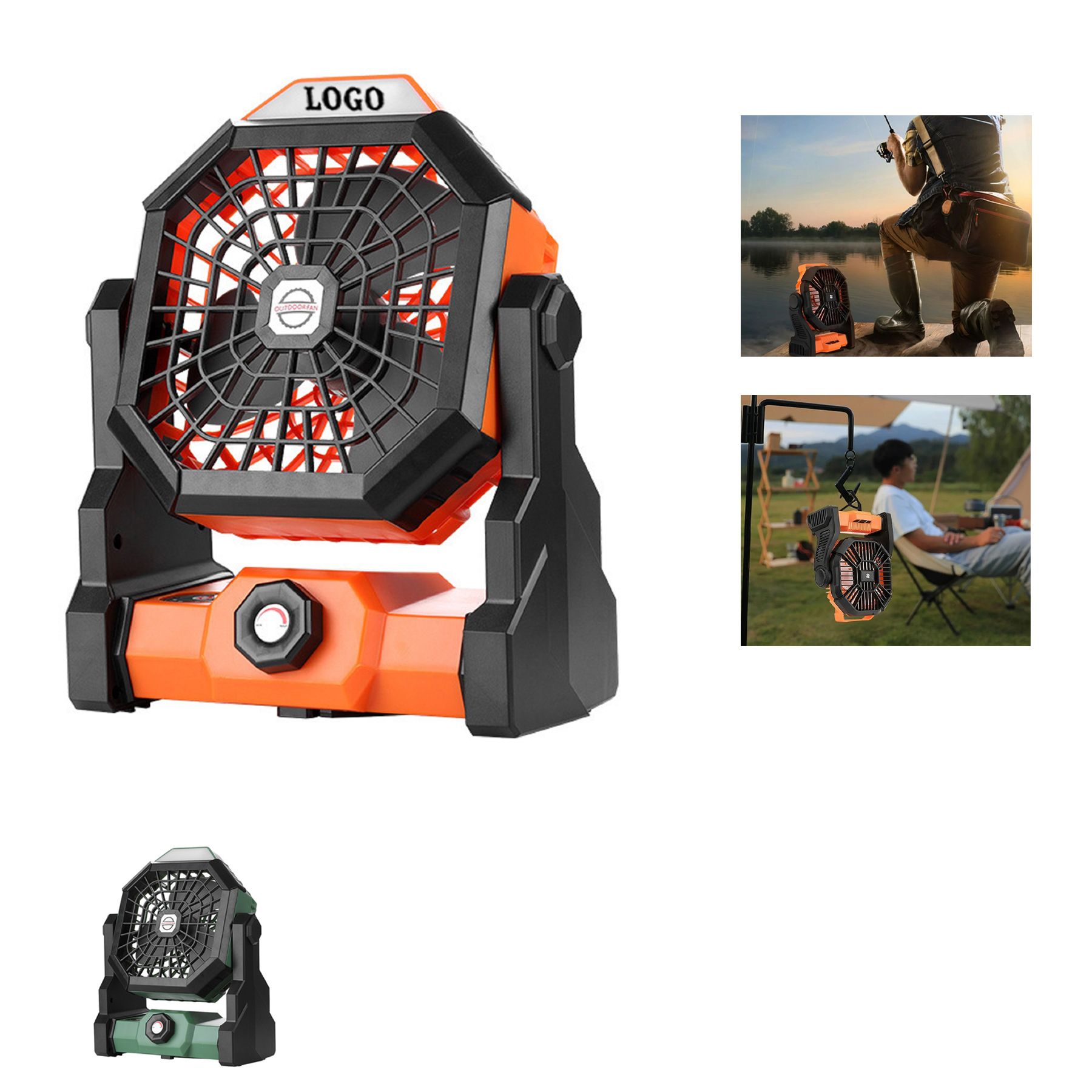 7800mAh Portable Battery Operated Outdoor Fan 3