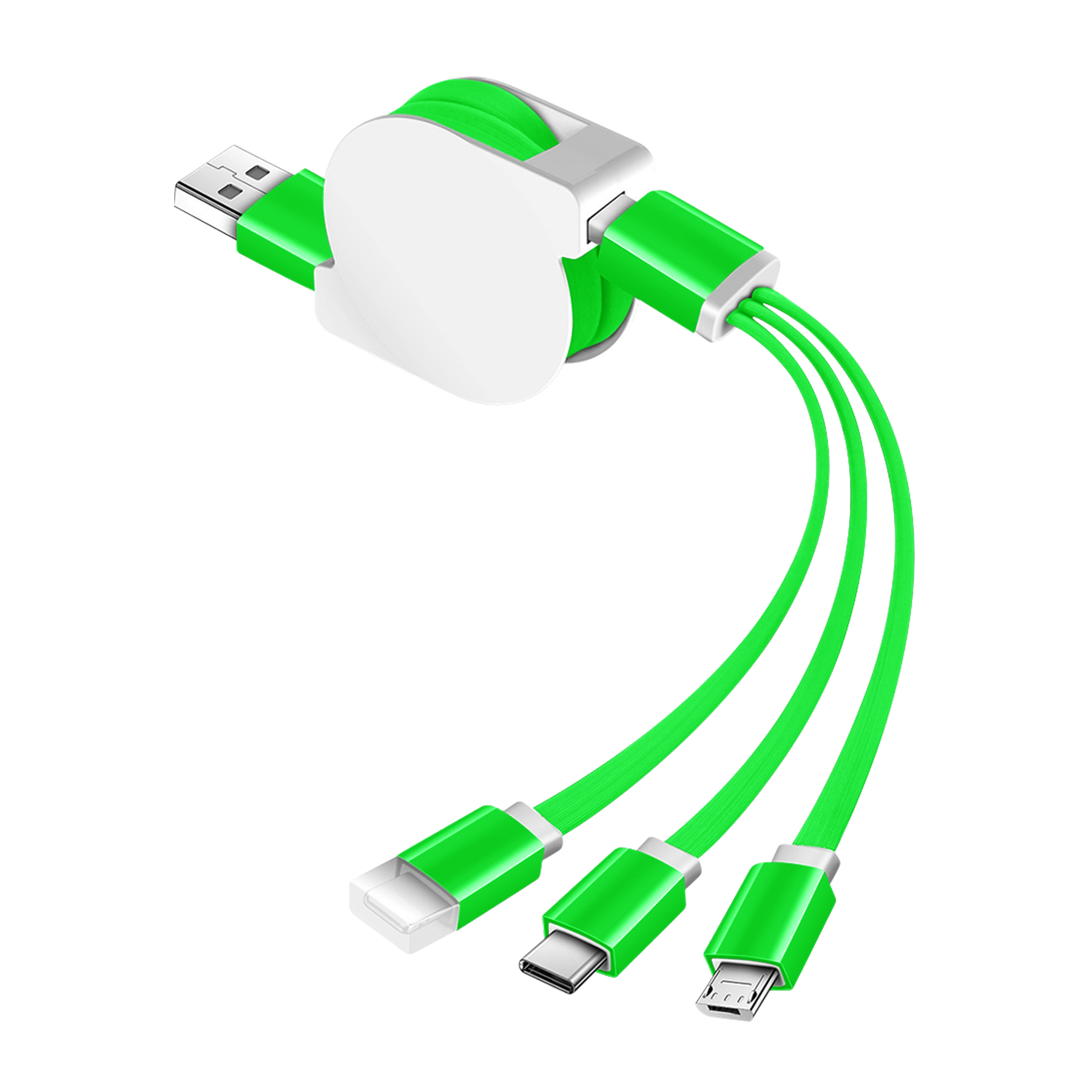 Retractable 3-In-1 Charging Cable 4
