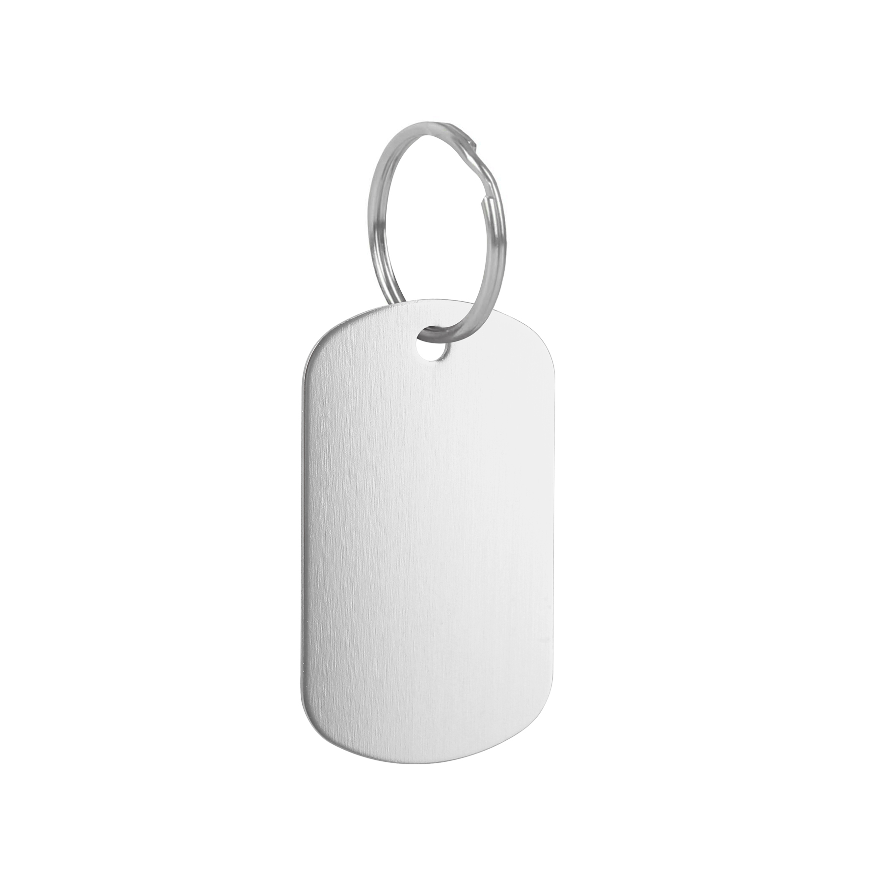 Engraved Metal Dog Tag Keychain 11