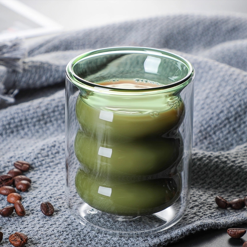 200ml 6.7oz Glass Tea Coffee Mug & Office Drink Gift Cup 12