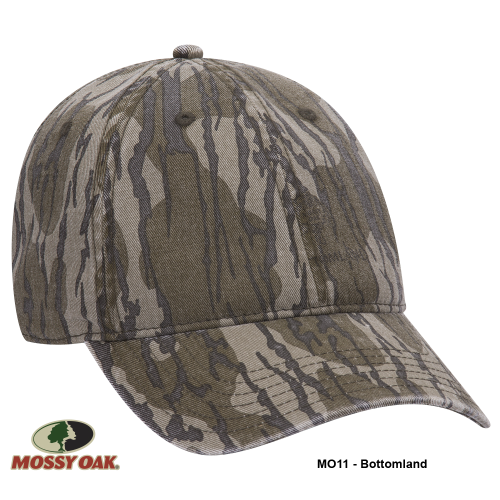 OTTO CAP® Mossy Oak Camouflage 6 Panel Low Profile Dad Hat 5