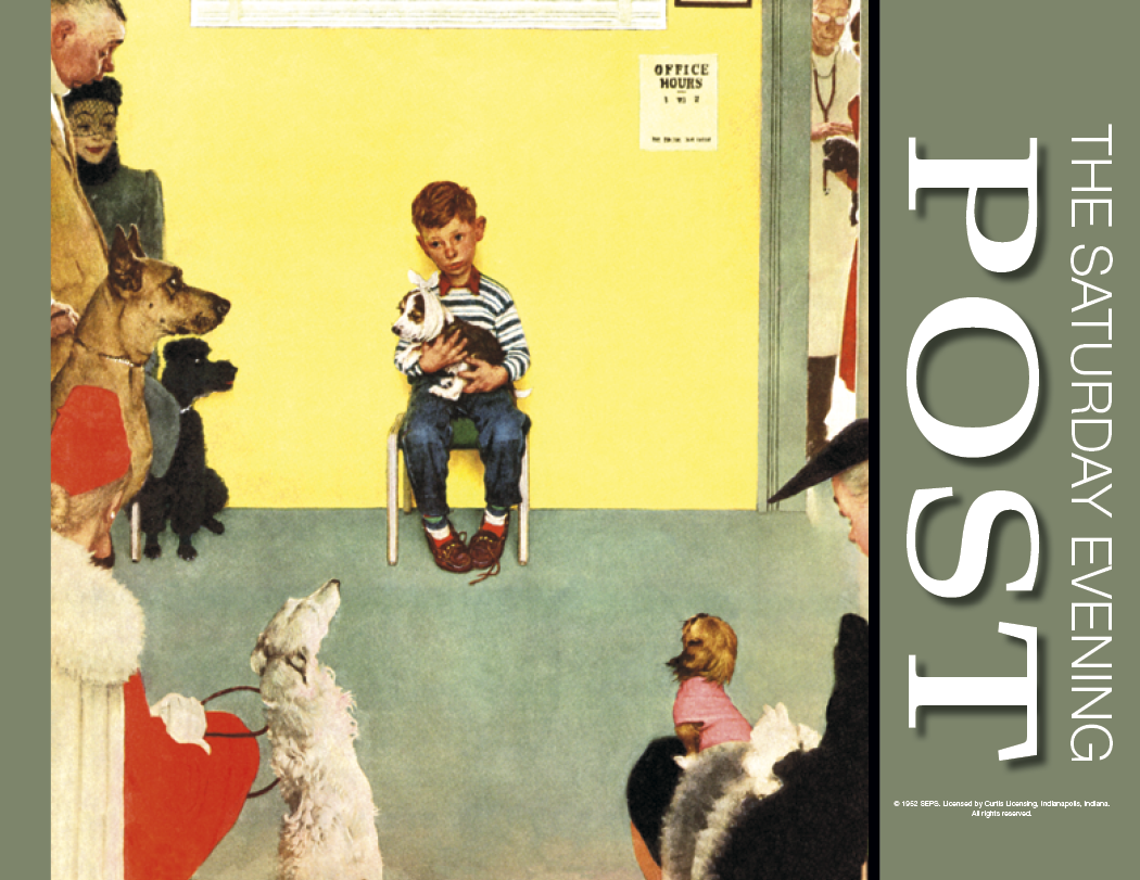 HotLine® Products Saturday Evening Post Appointment Calendar - Spiral 62