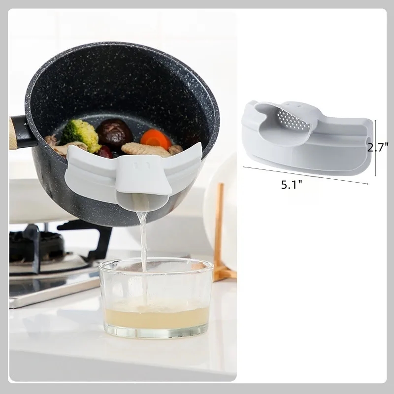 Duck-Bill shaped strainer 1