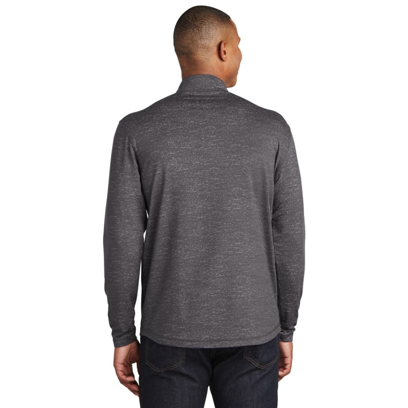 Sport-Tek Sport-Wick Stretch Reflective Heather 1/2-Zip Pullover. 22