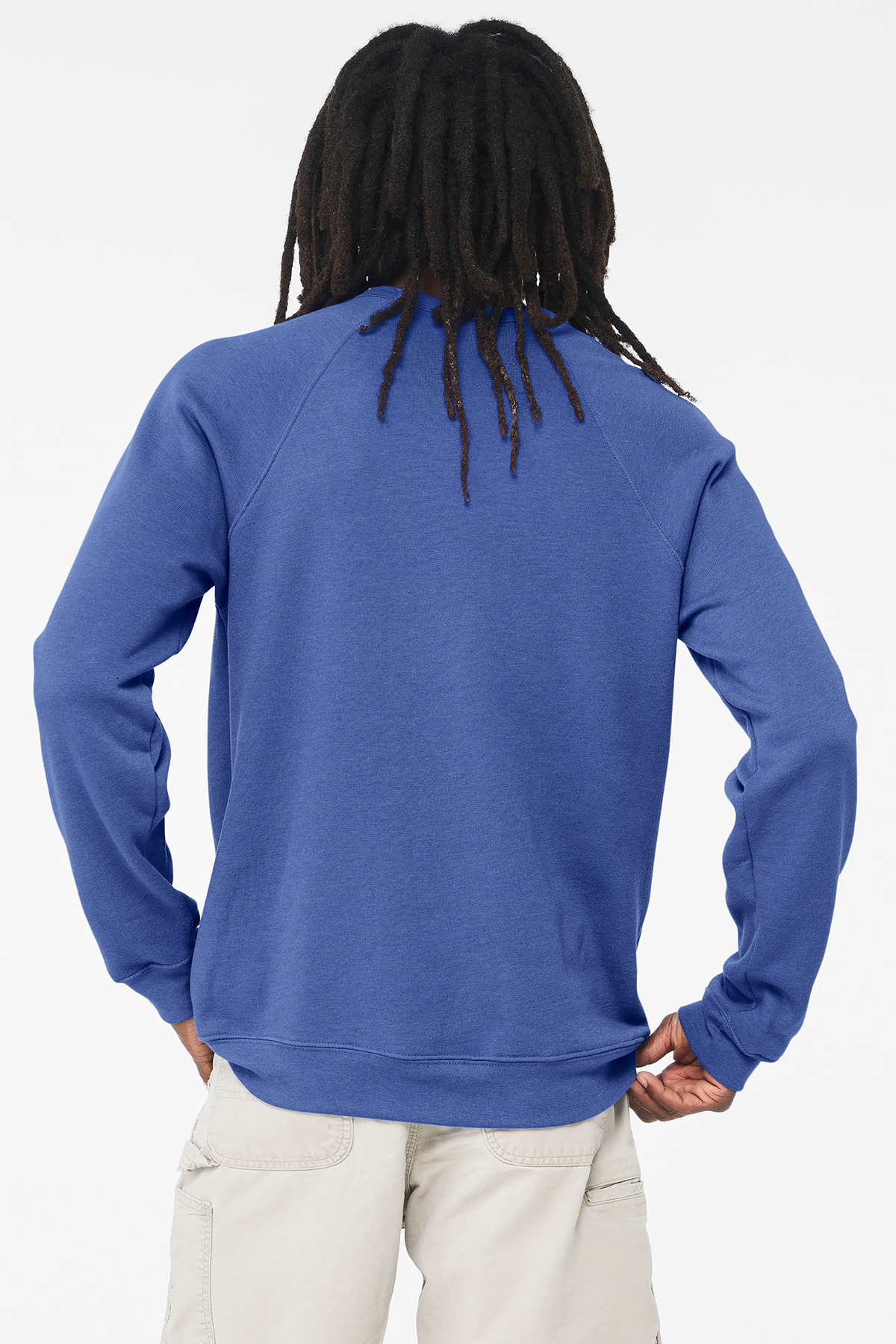 BELLA+CANVAS Unisex Sponge Fleece Raglan Sweatshirt. BC3901 150