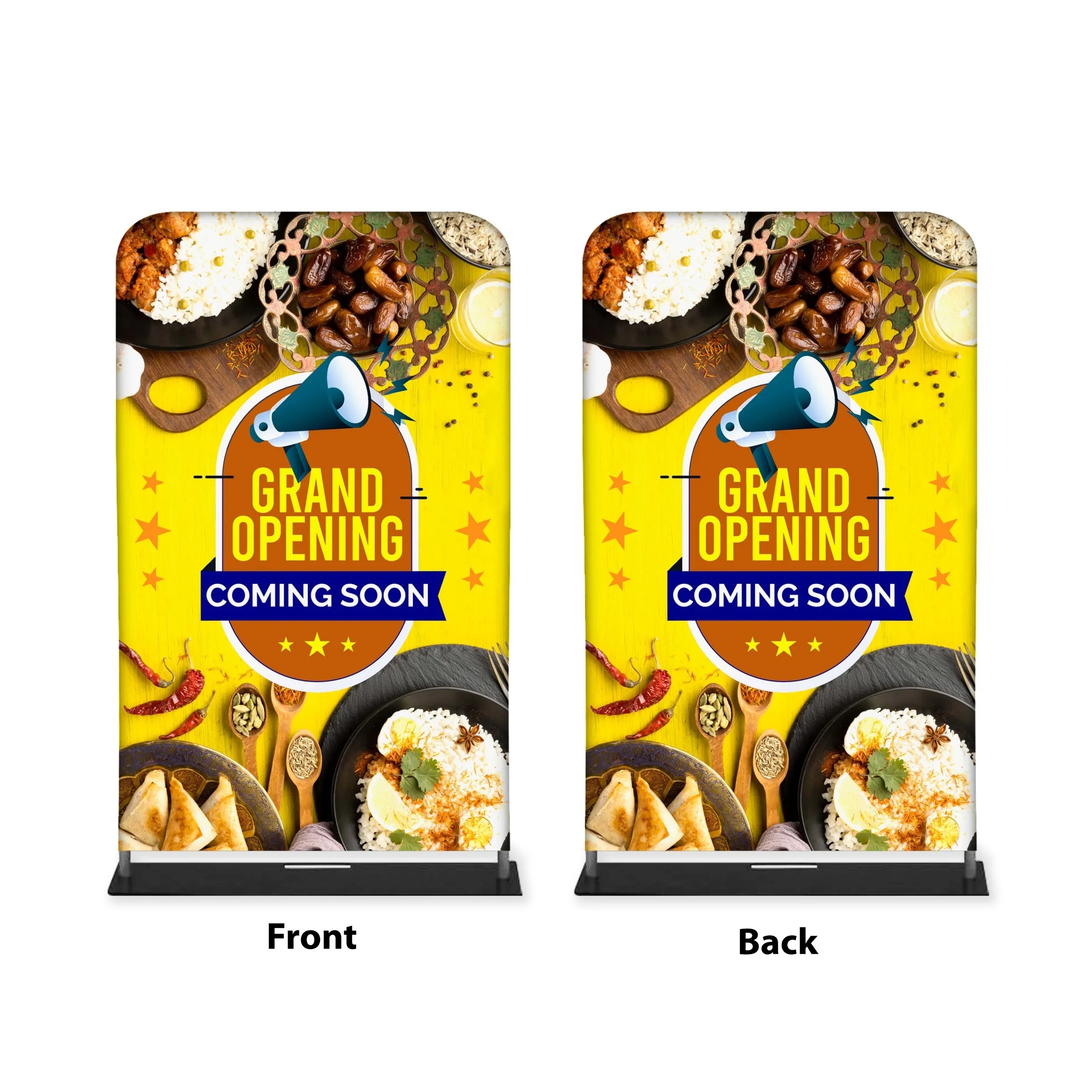 Tube Banner, Double Sided Digitally Printed - 7.5'x4' 5