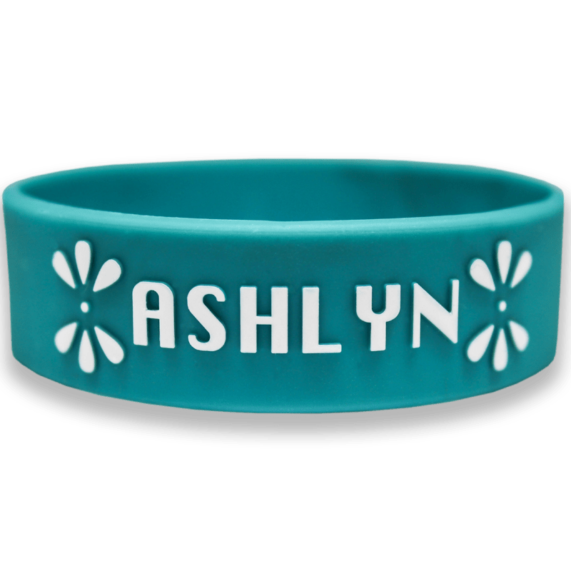 1 Inch Embossed Printed Wristbands 53