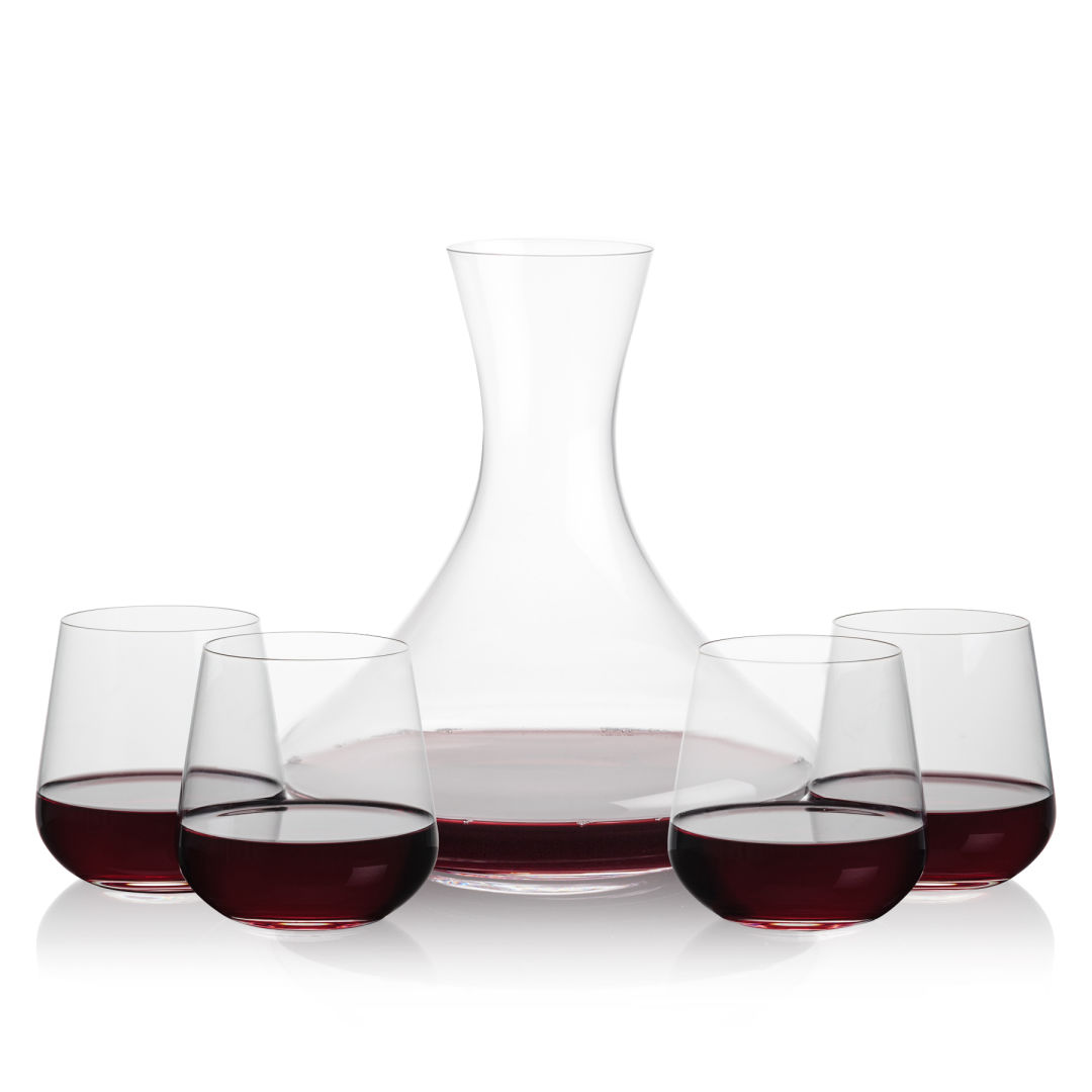 Senderwood Carafe & Howden Stemless Wine 8