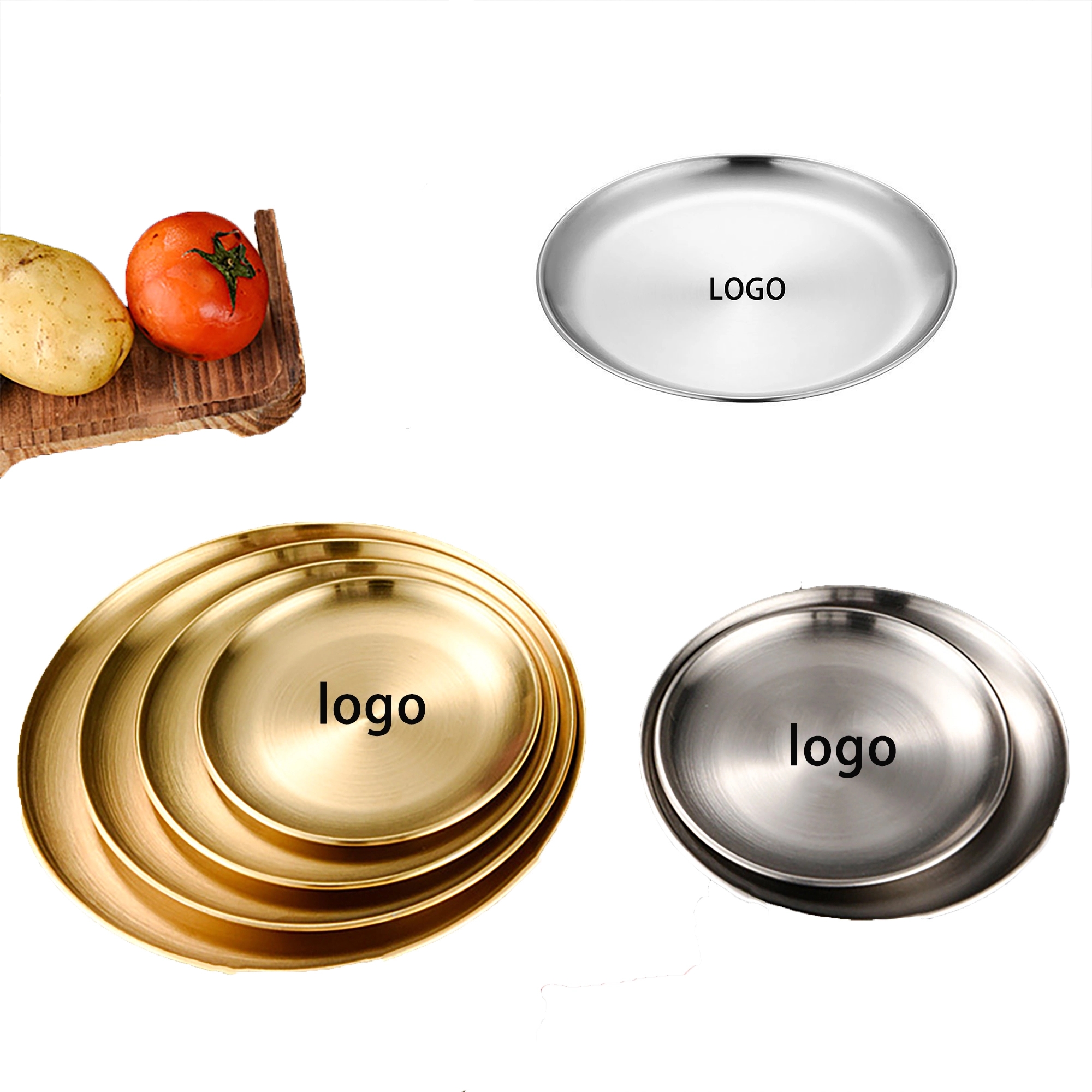 10 inch stainless steel plate