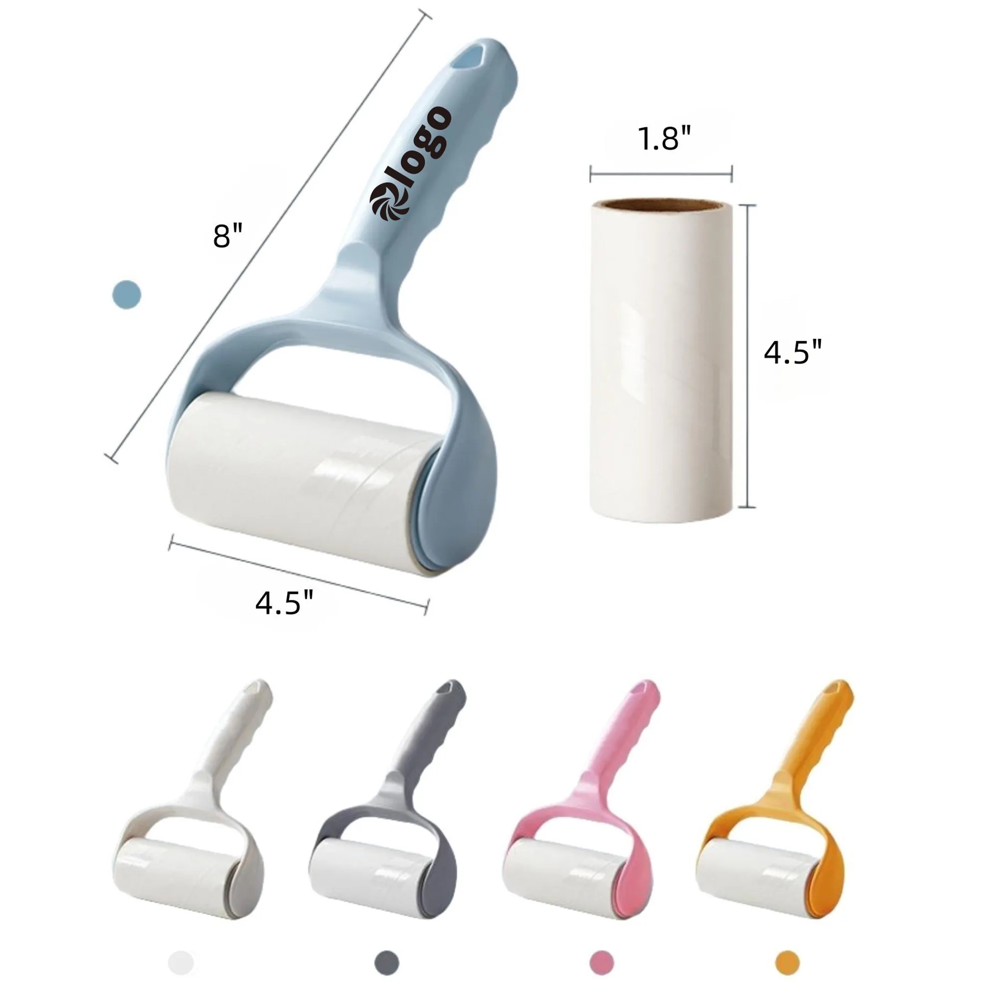 Portable Plastic Sticky Lint Roller 4