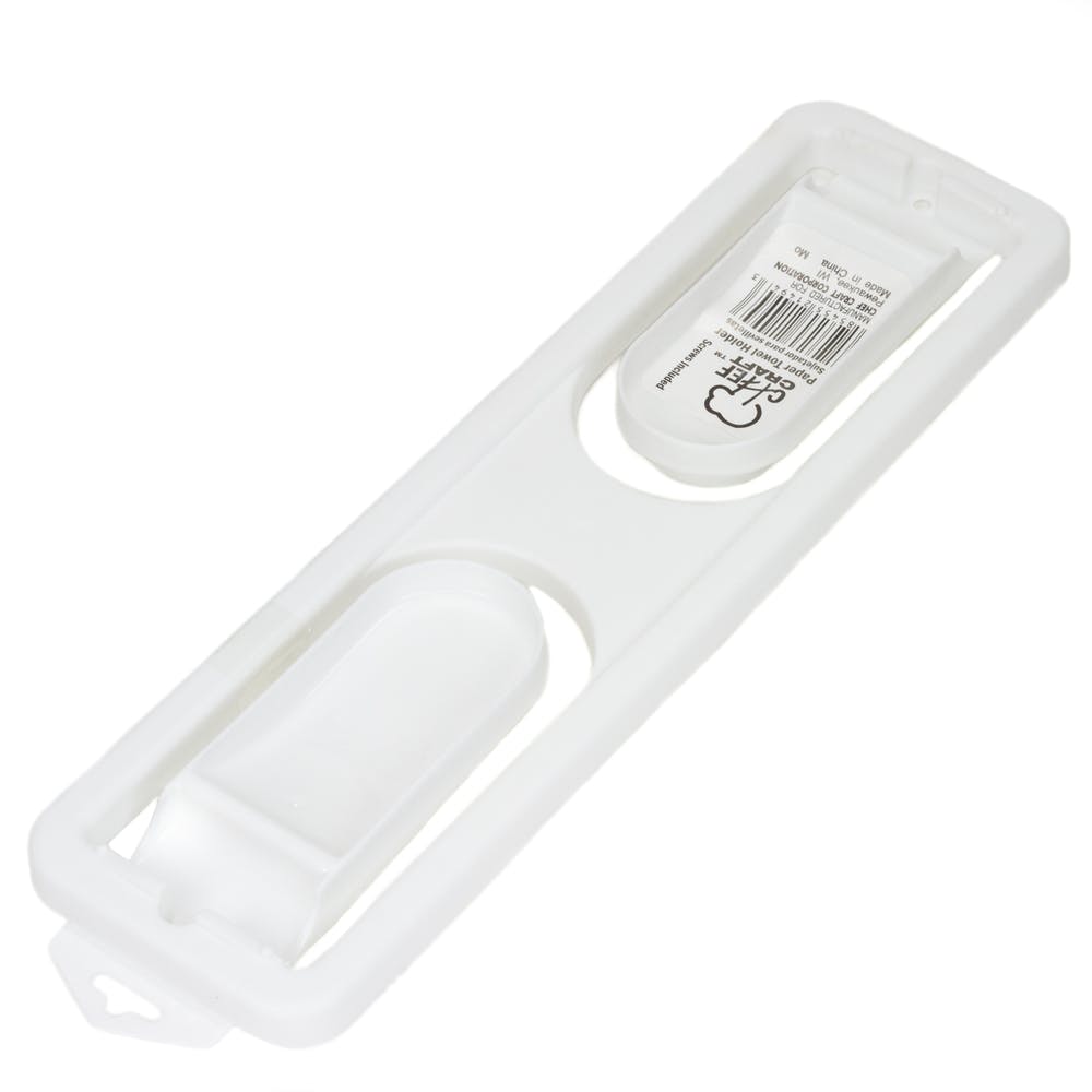 Paper Towel Holders - Plastic White 2
