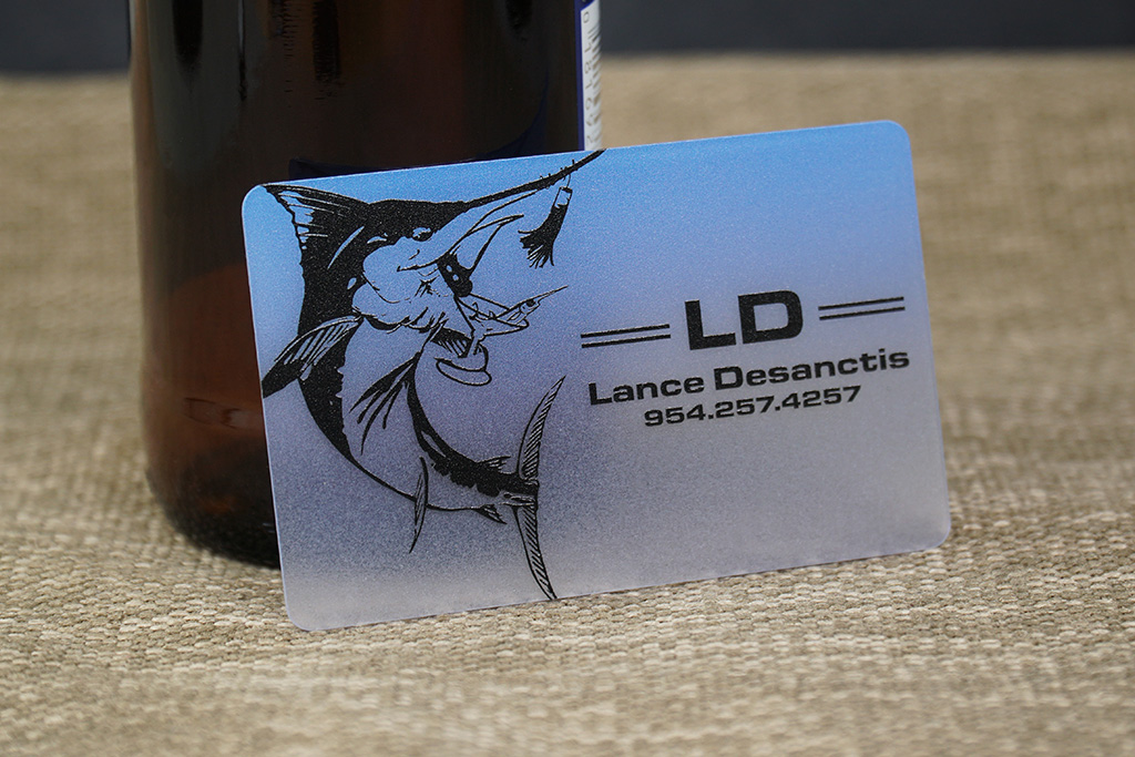 Quick Translucent Plastic Business Cards 9