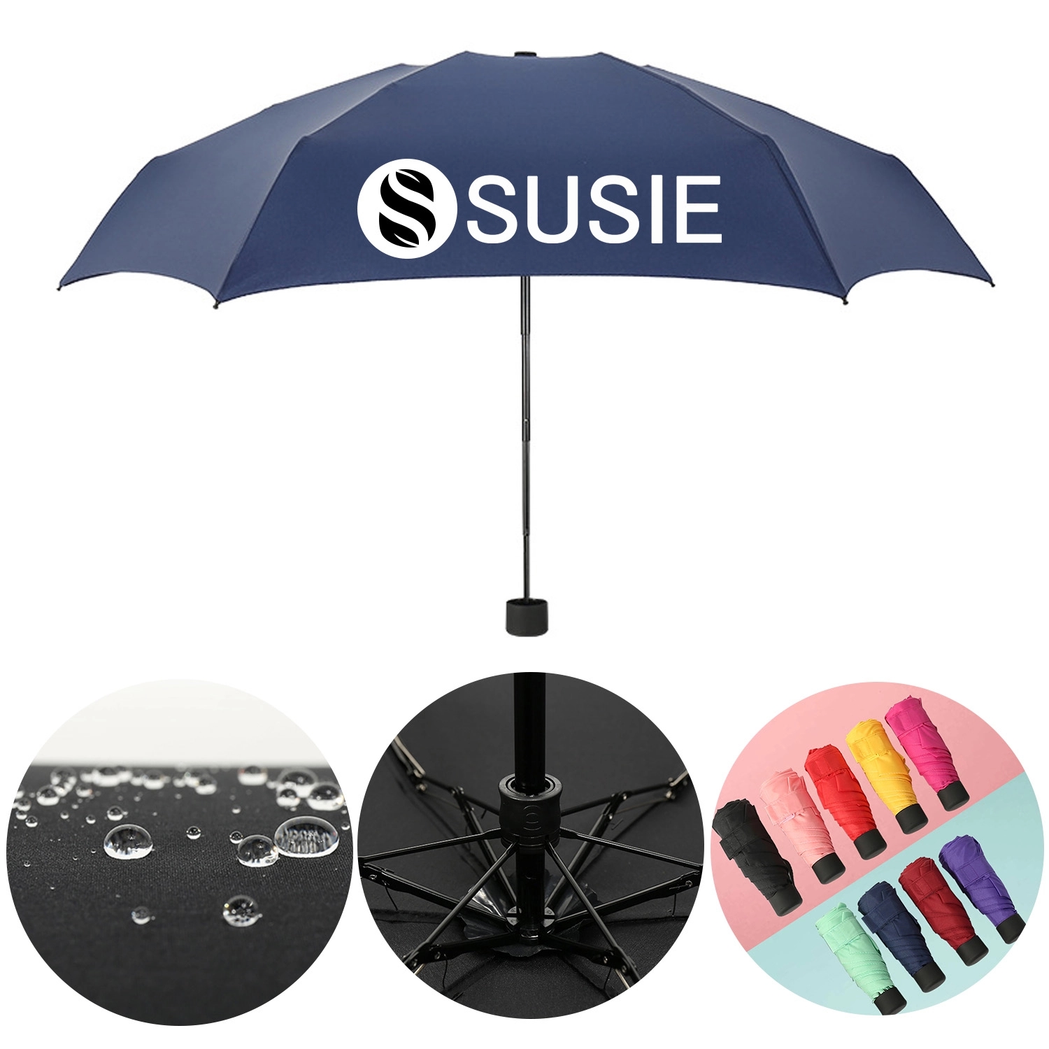 Mini Folding Travel Umbrella 1
