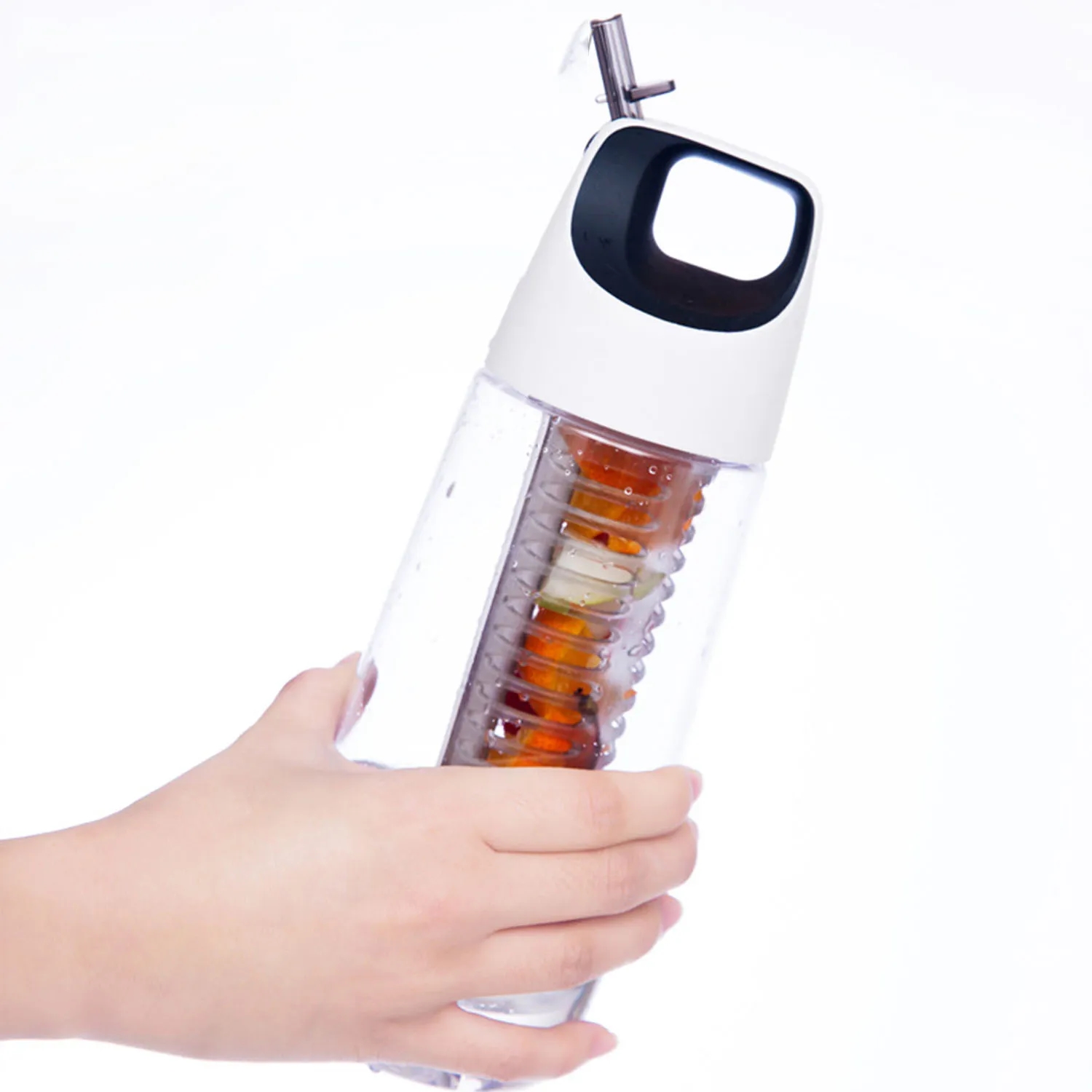 Fruit Water Bottle With Straw 5
