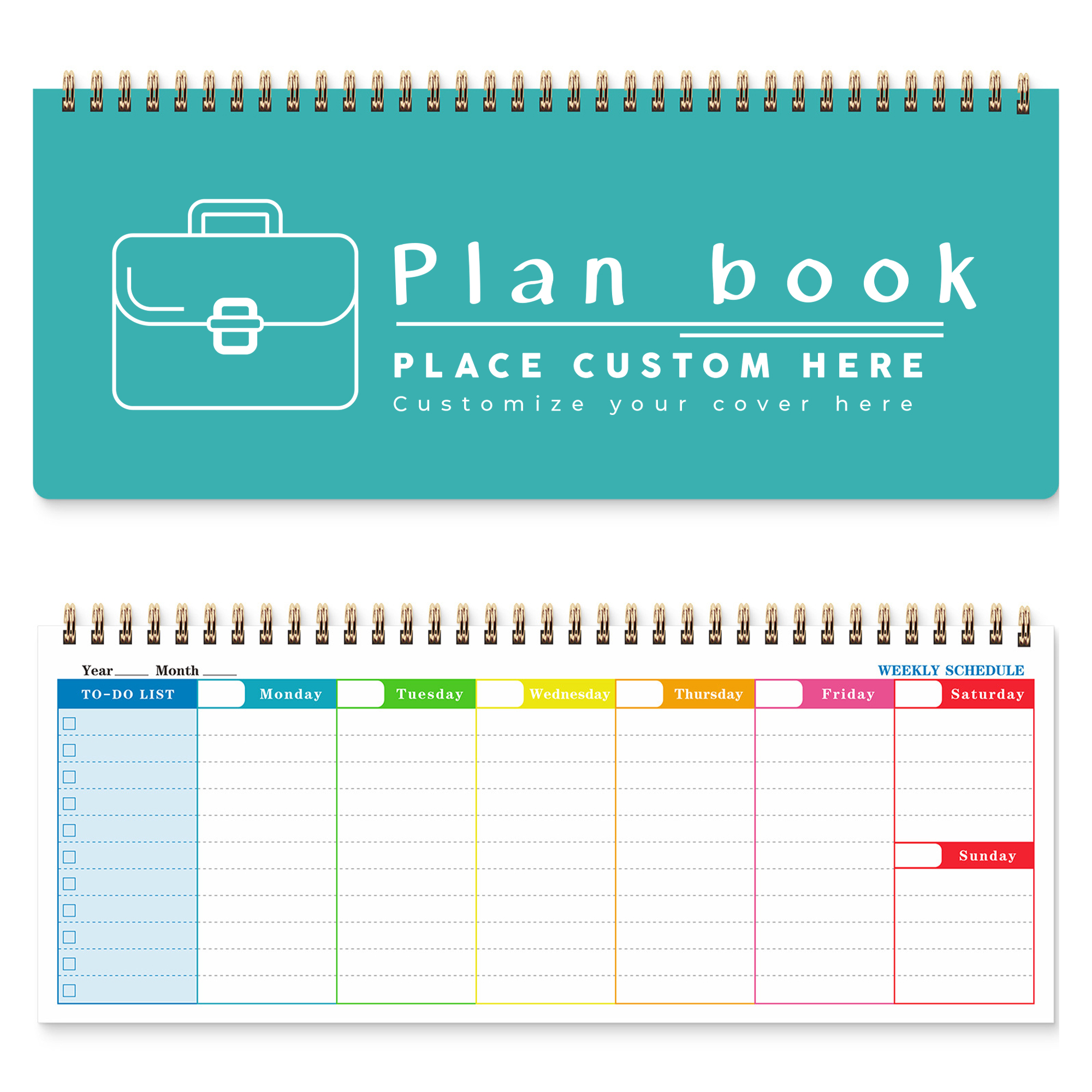 Work Tasks Desk To Do List Notepad Undated Weekly Planner 5
