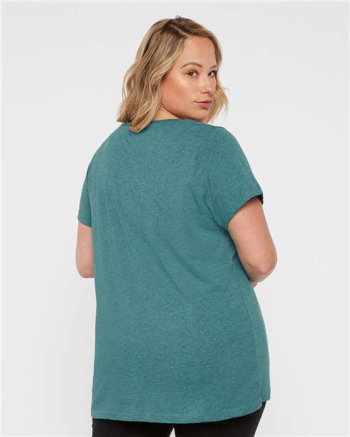 Women's Curvy Collection Fine Jersey Tee - 3816 33