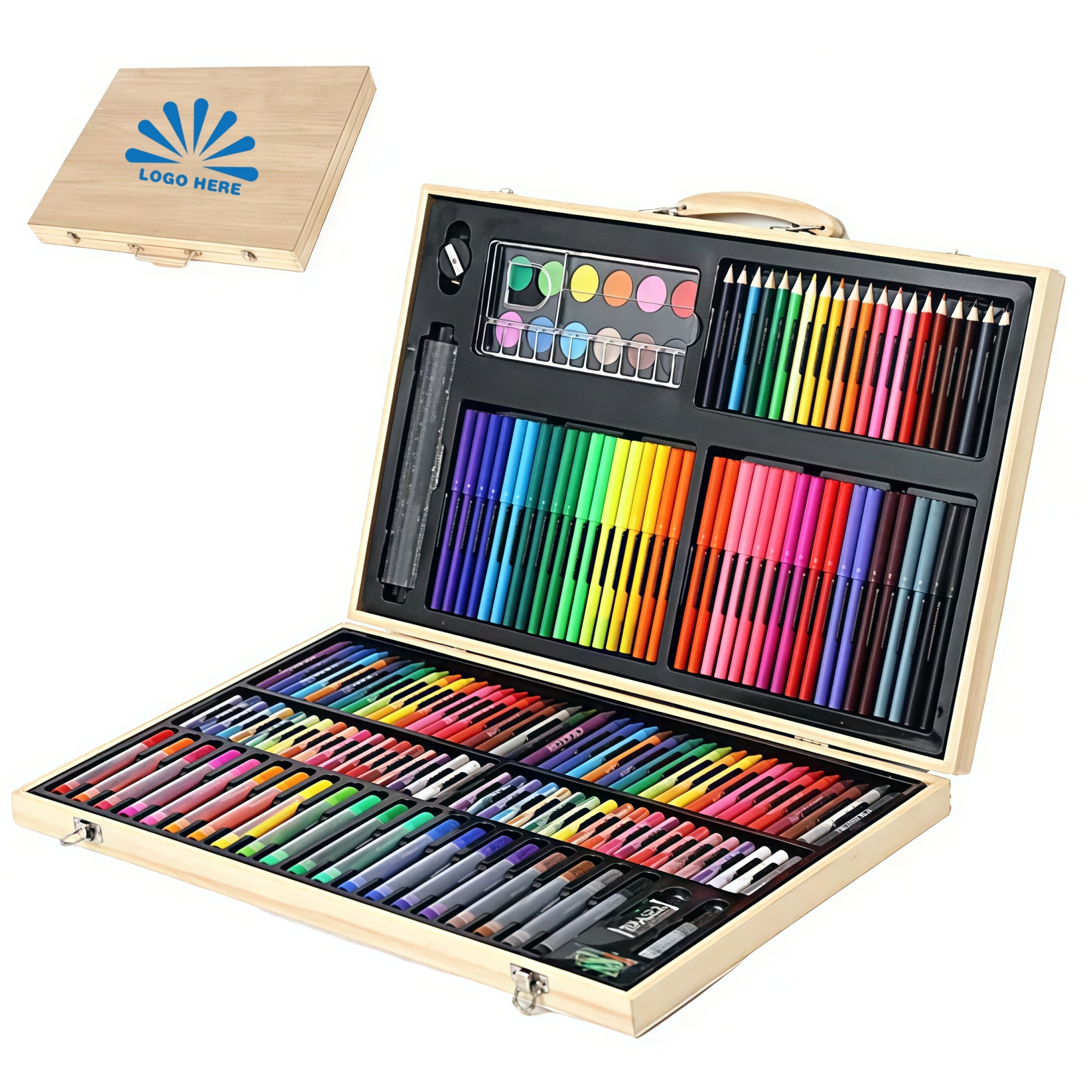 180 Deluxe Drawing Pen Set For Children 2