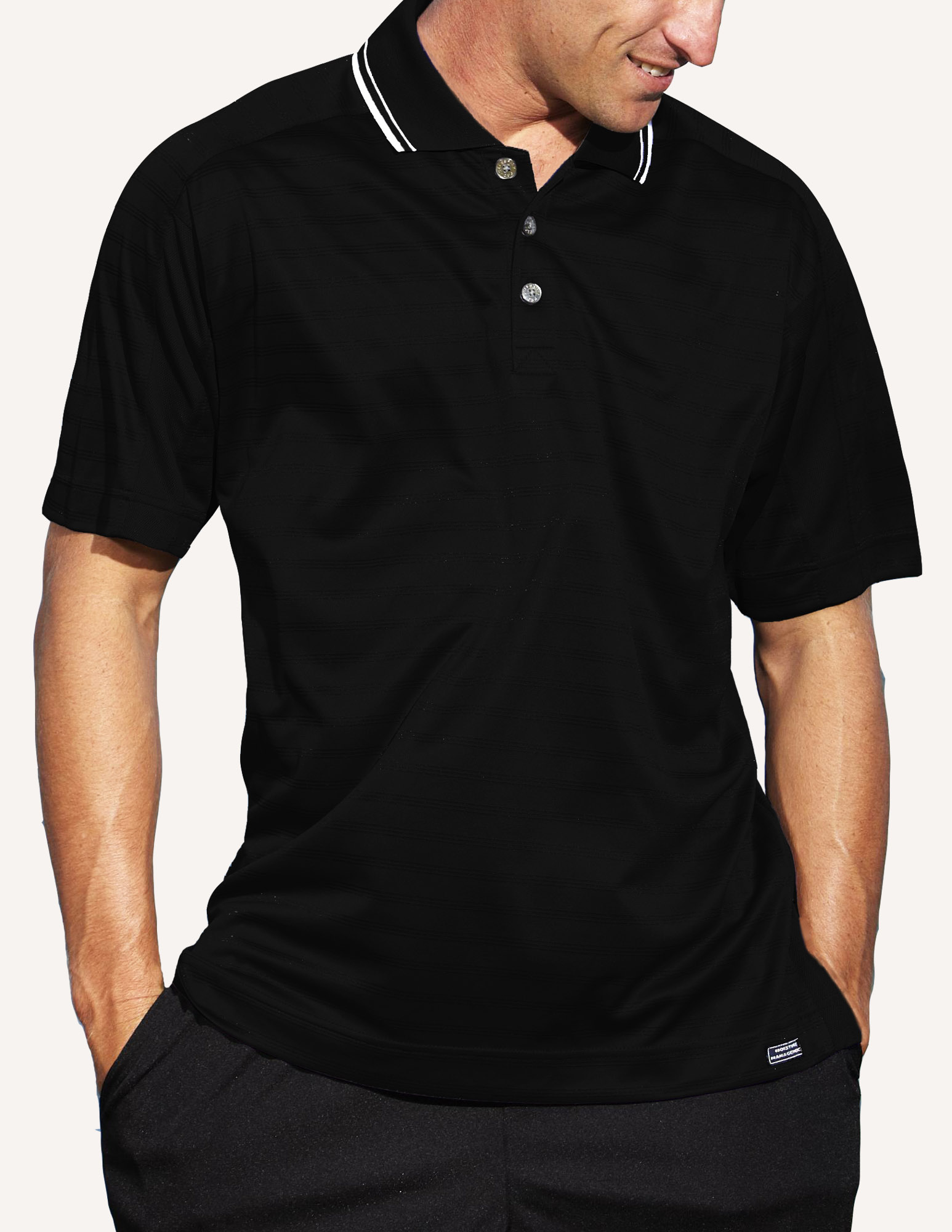 Men's Ambassador Engineer Track Knit Polo Shirt 10