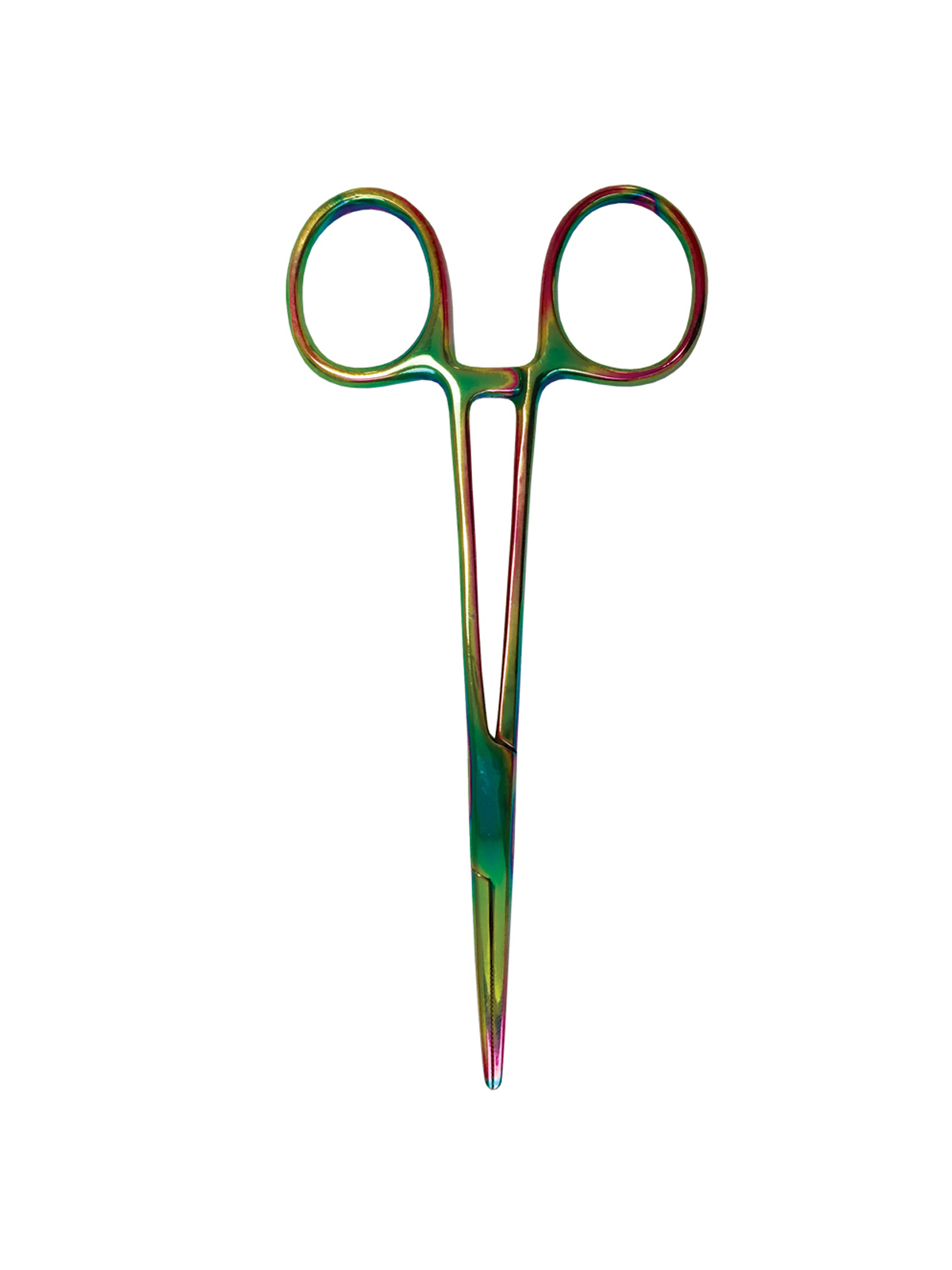 Prestige Medical - 5.5" Kelly Forceps - Rainbow Finish
