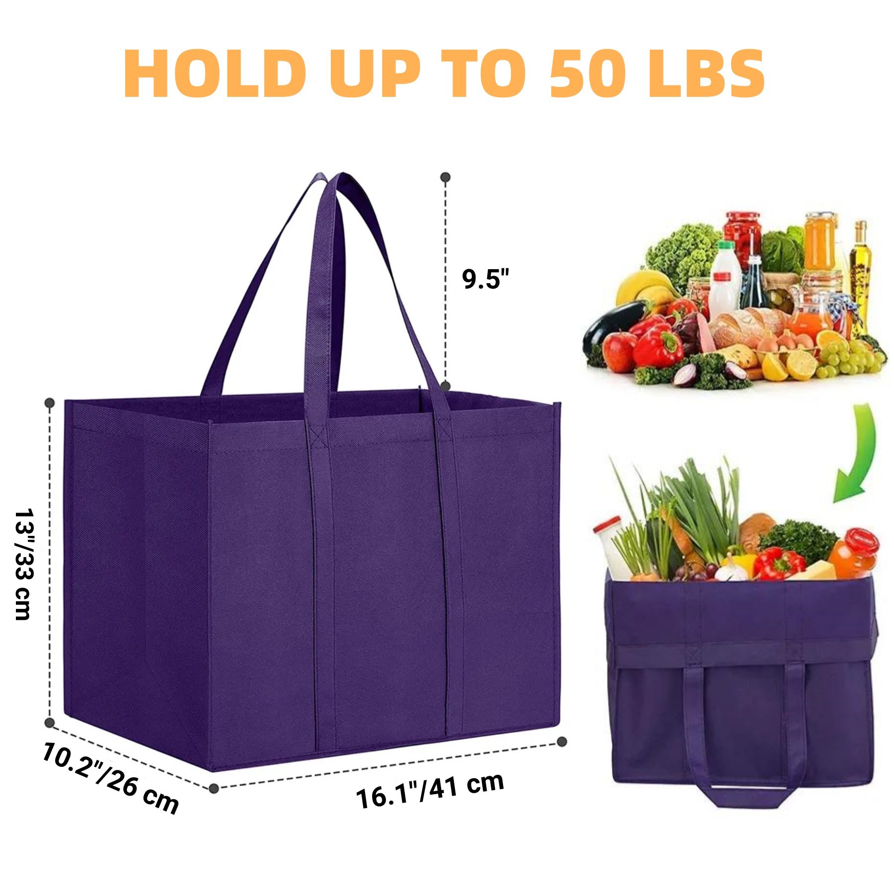 Heavy Duty Tote Bags With Reinforced Handles 5
