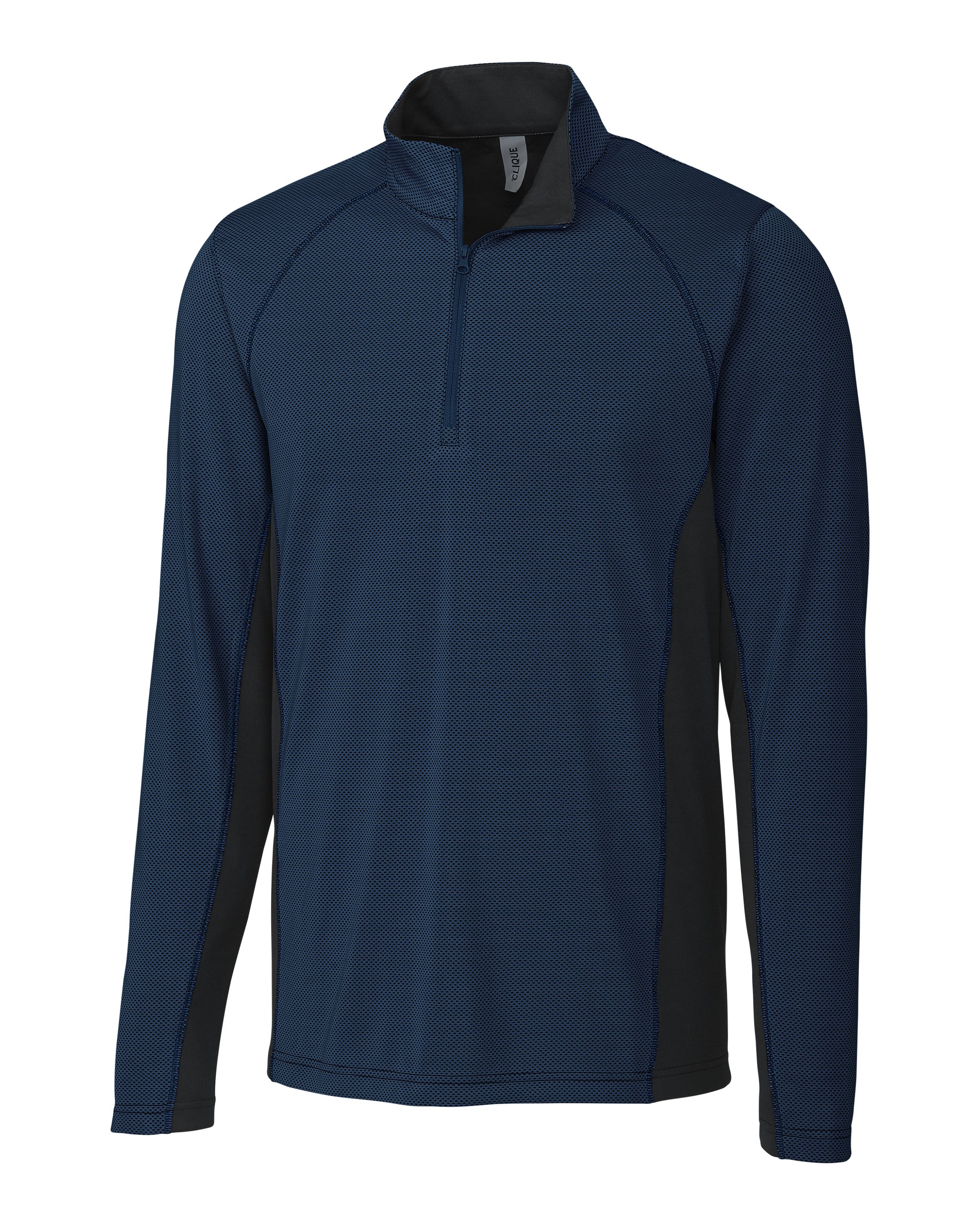 Clique Ice Pique Colorblock Tech Mens Half Zip 25