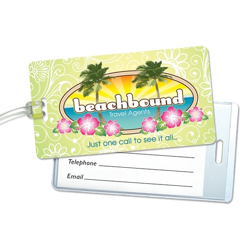 Luggage Tag - Large with business card sleeve 3