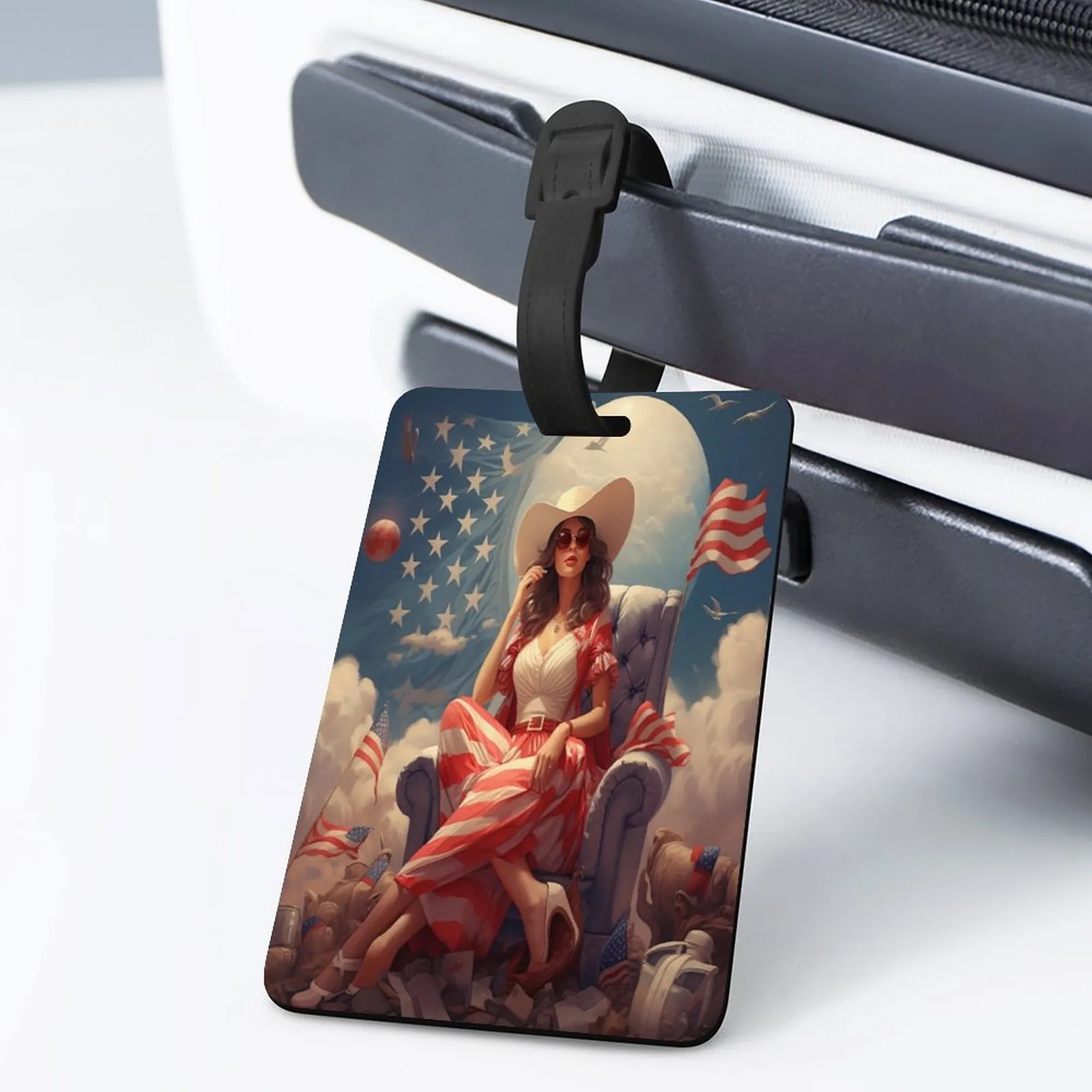 TPU Luggage Tag with Information Card 5