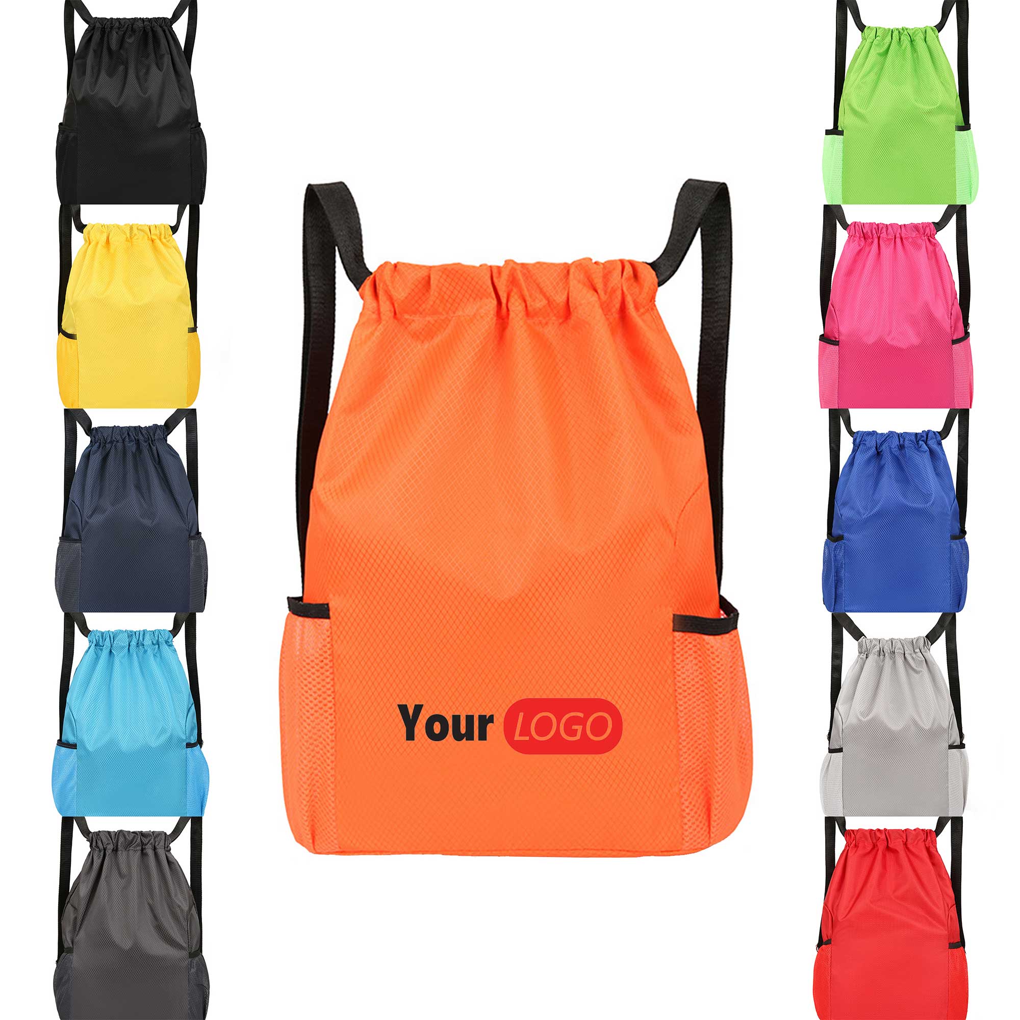 Drawstring Backpack Sports Bag 2