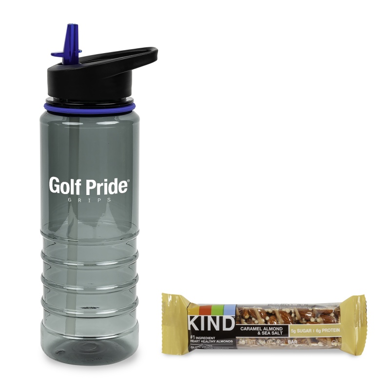 On the Go Sip n' Snack with 25 oz Tritan Water Bottle 2